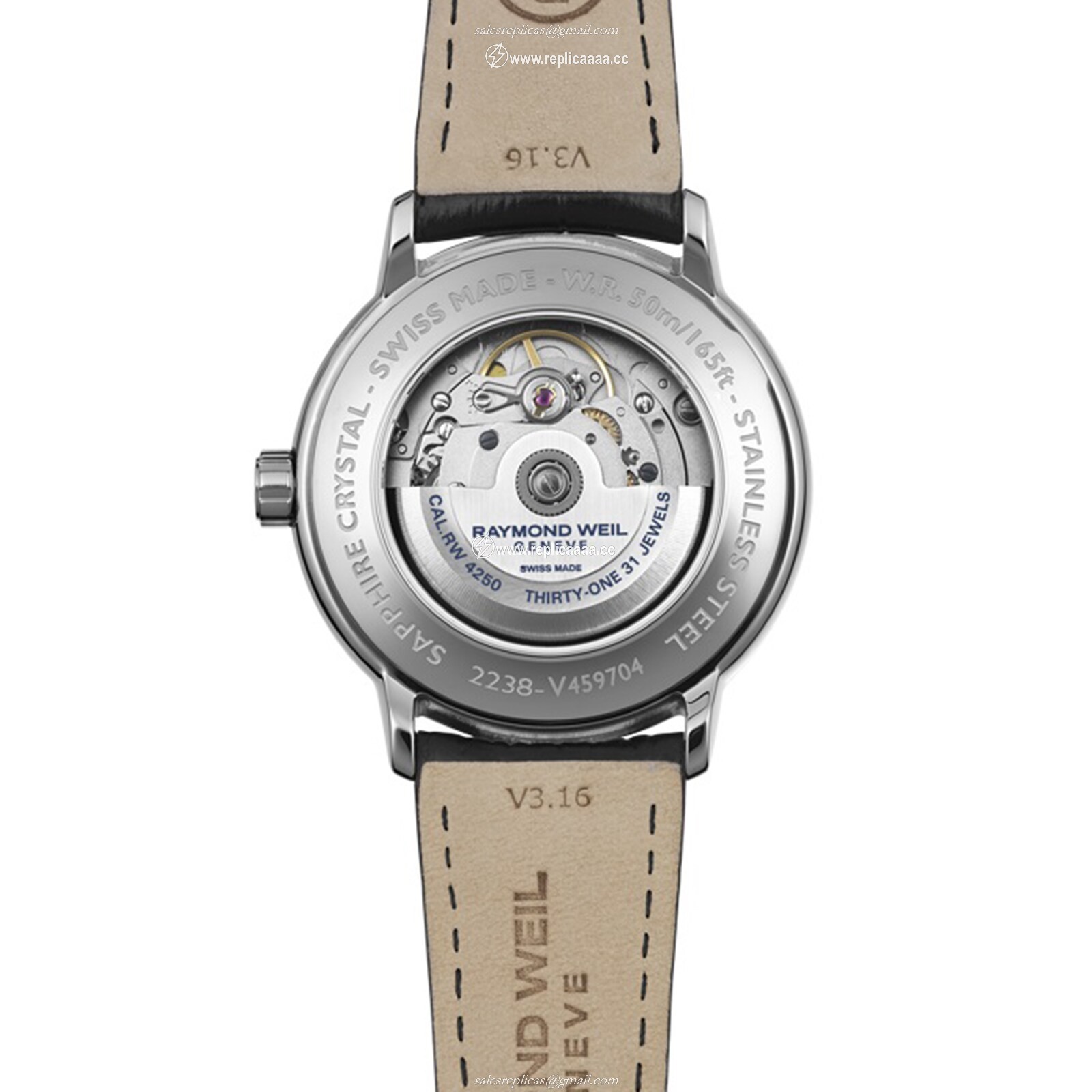 Replica Raymond Weil Maestro 39.5mm Mens details 2238-STC-60001
