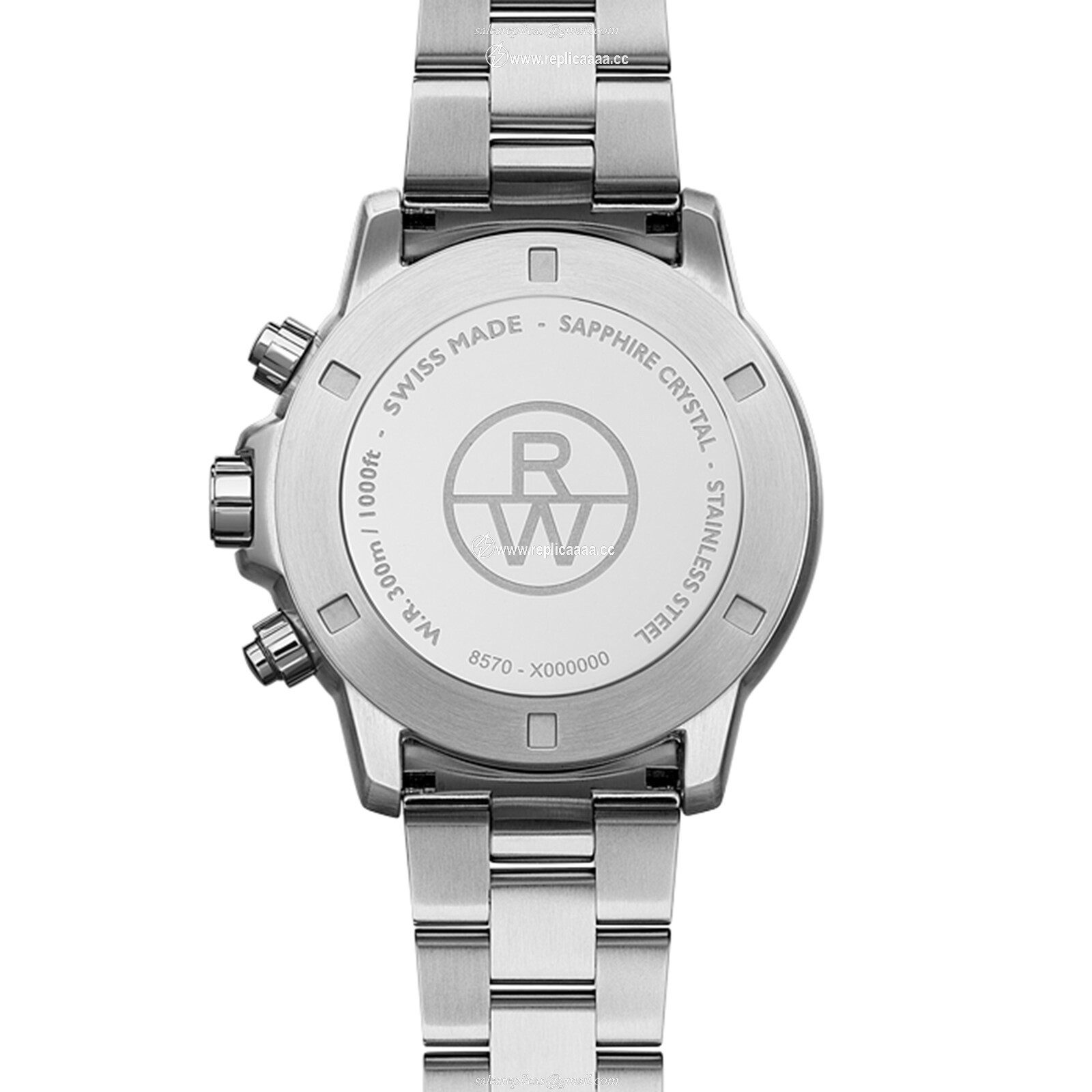 Replica Raymond Weil Tango 300 Chronograph 43mm - WOSG Exclusive 8570-ST2-05507