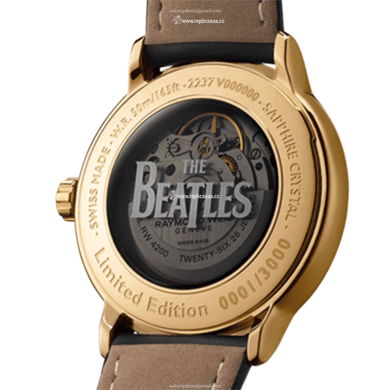 Replica Raymond Weil Maestro The Beatles Limited Edition 39.5mm Mens details 2237-PC-BEAT3 2 Replica Raymond Weil Maestro The Beatles Limited Edition 39.5mm Mens details 2237-PC-BEAT3