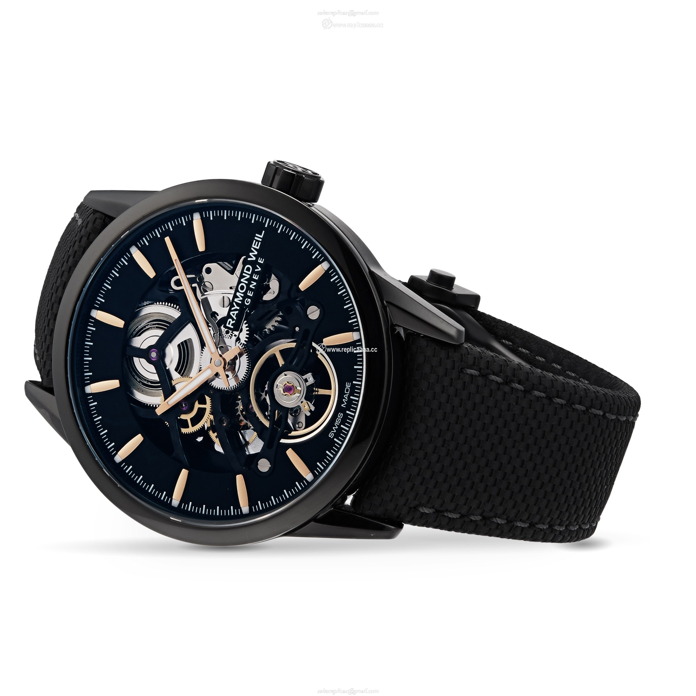 Replica Raymond Weil Freelancer Skeleton 42mm Mens details 2785-BC5-20001 2 Replica Raymond Weil Freelancer Skeleton 42mm Mens details 2785-BC5-20001