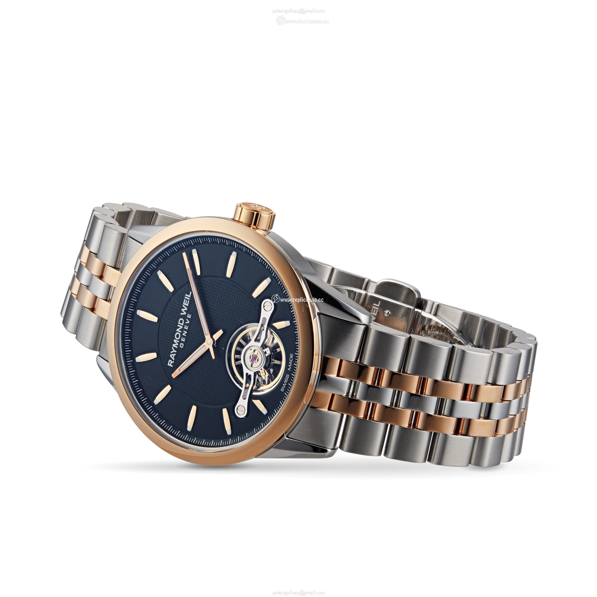 Replica Raymond Weil Freelancer 43mm Mens details 2780-SP5-20001