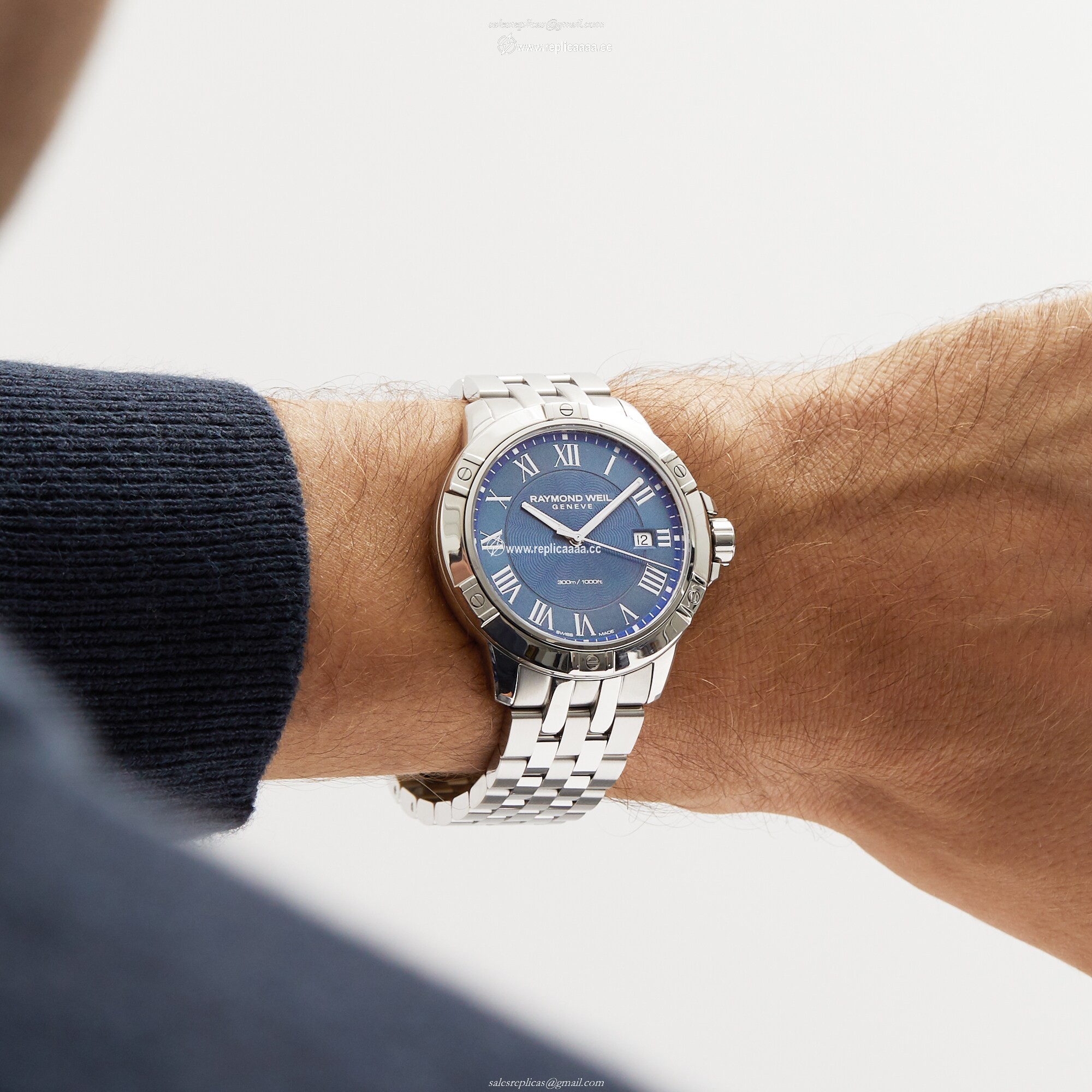 Replica Raymond Weil Tango 41mm Mens details 8160-ST-00508