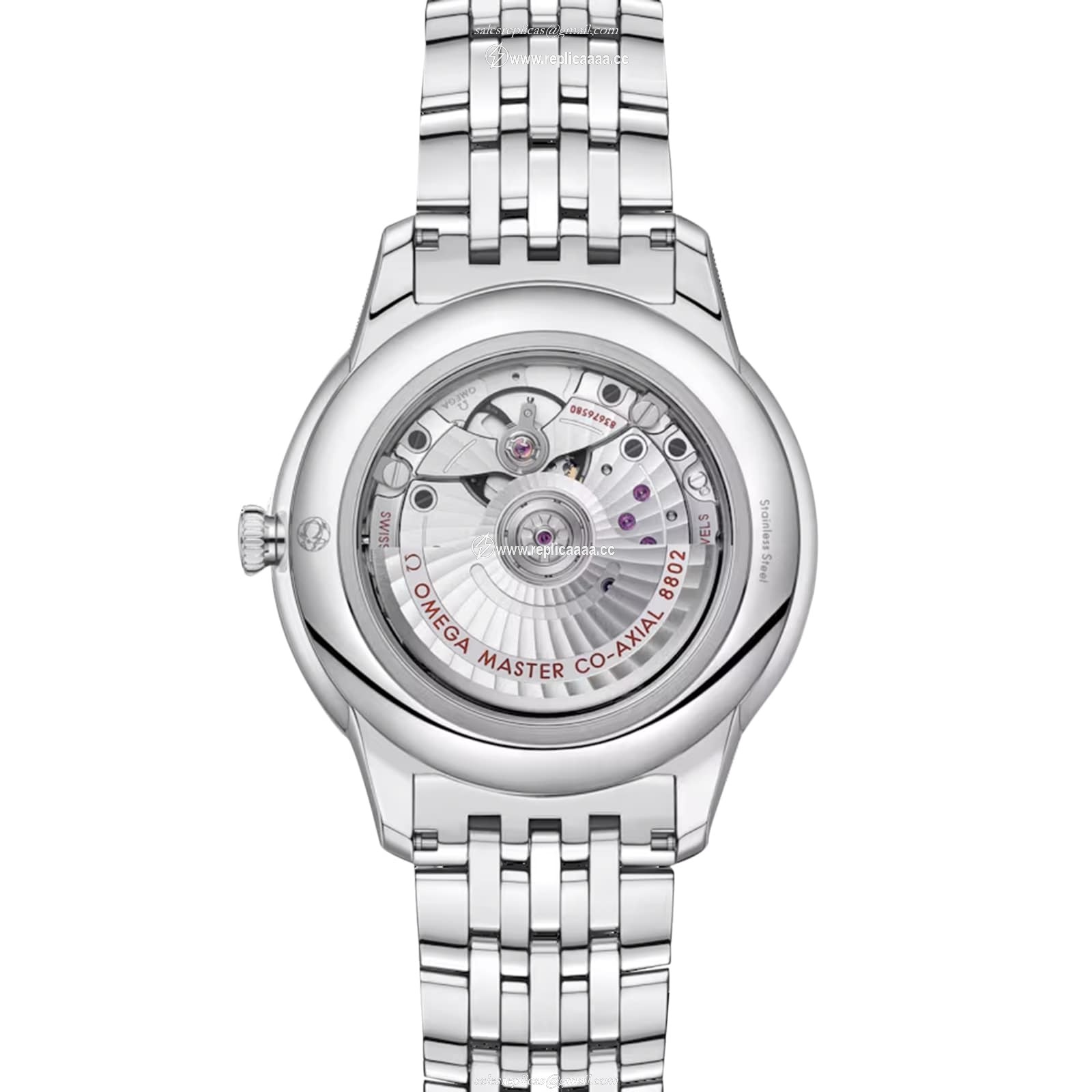 Replica Omega De Ville Prestige 41mm Mens details Red O43410412011001