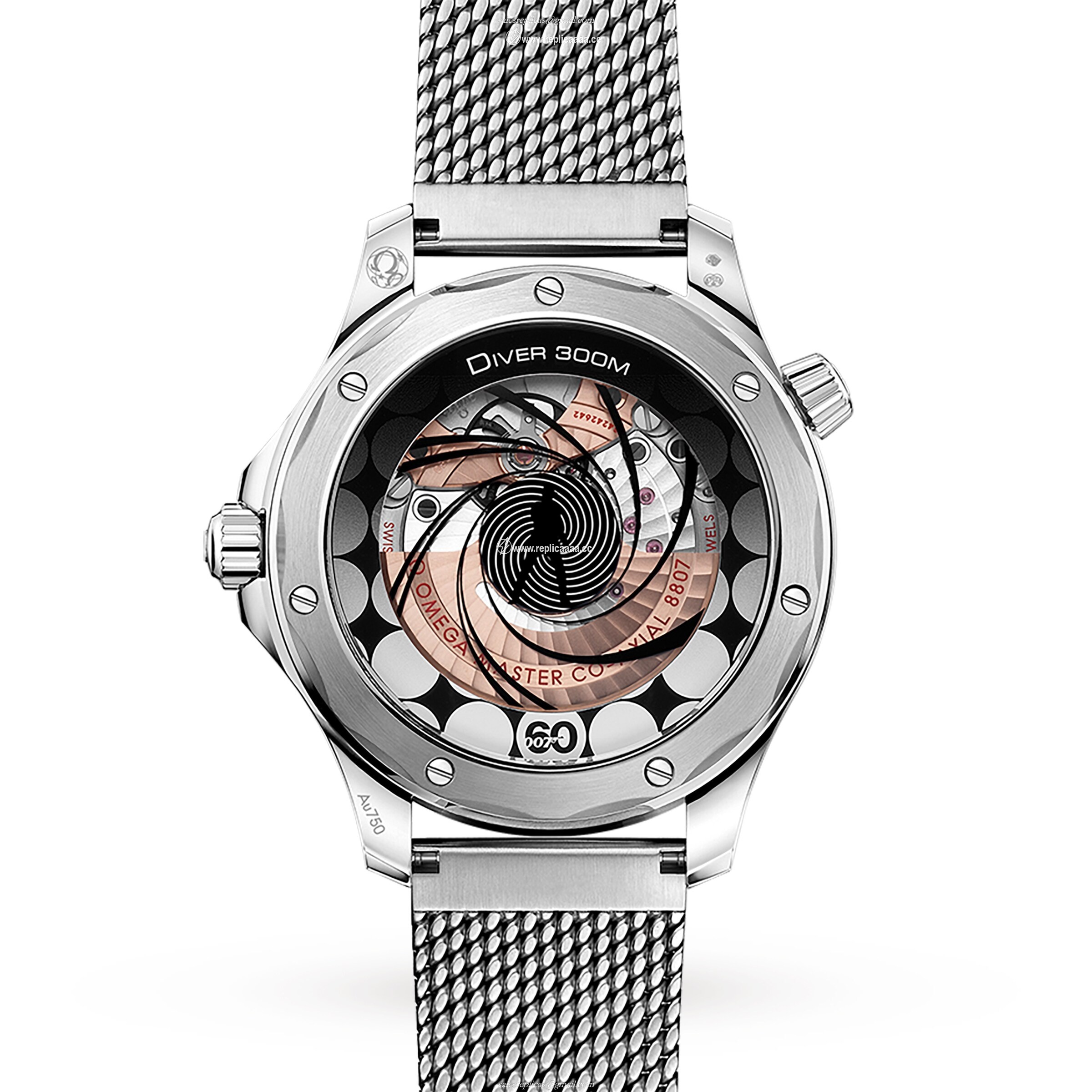 Replica Omega James Bond 007 60th Anniversary Seamaster Diver 300m Co-Axial Master Chronometer 42mm O21055422099001 2 Replica Omega James Bond 007 60th Anniversary Seamaster Diver 300m Co-Axial Master Chronometer 42mm O21055422099001