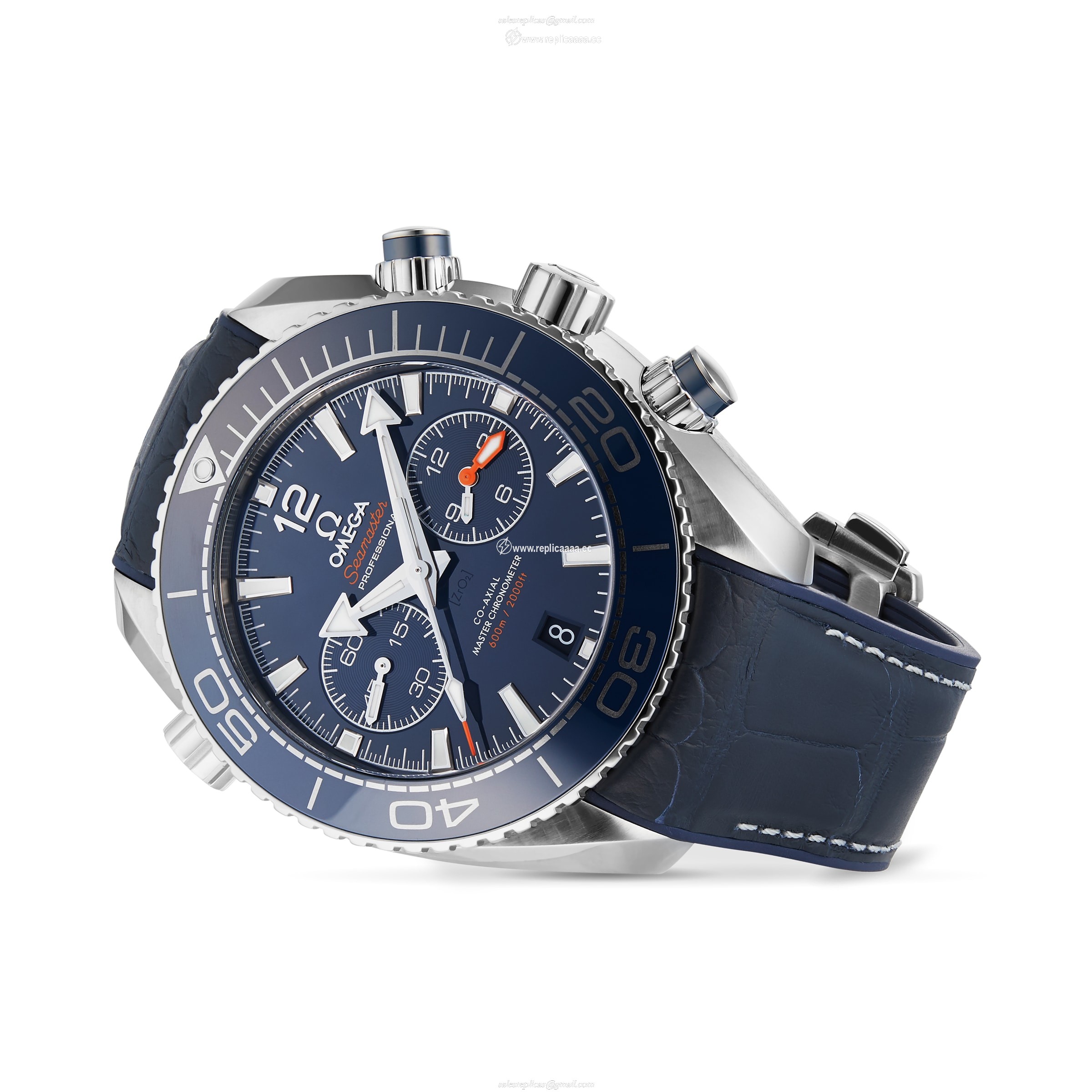 Replica Omega Seamaster Planet Ocean Chronograph 45.5mm Mens details O21533465103001 2 Replica Omega Seamaster Planet Ocean Chronograph 45.5mm Mens details O21533465103001