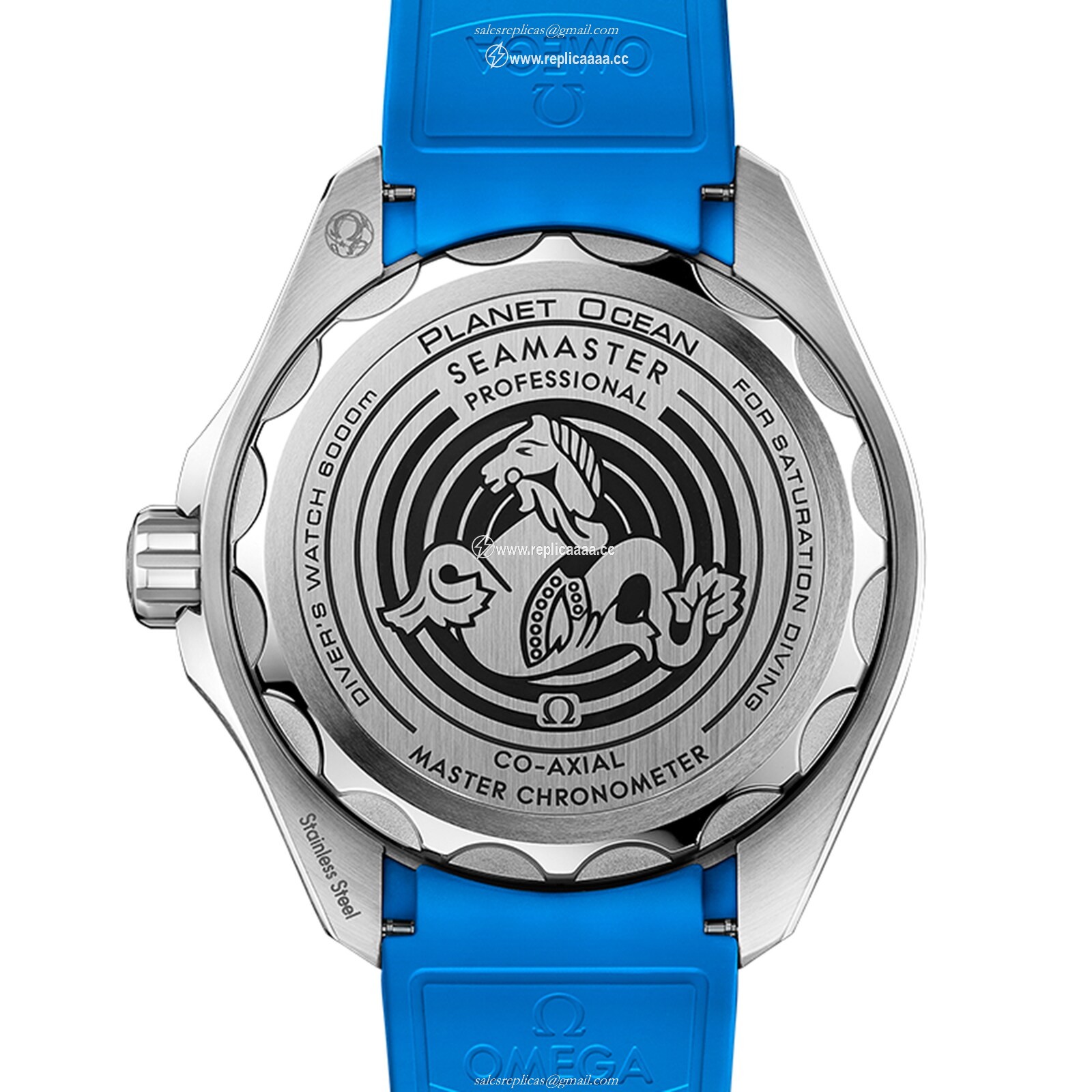 Replica Omega Seamaster Planet Ocean 6000m Co-Axial Master Chronometer 45.5mm Mens details Black O21532462103001