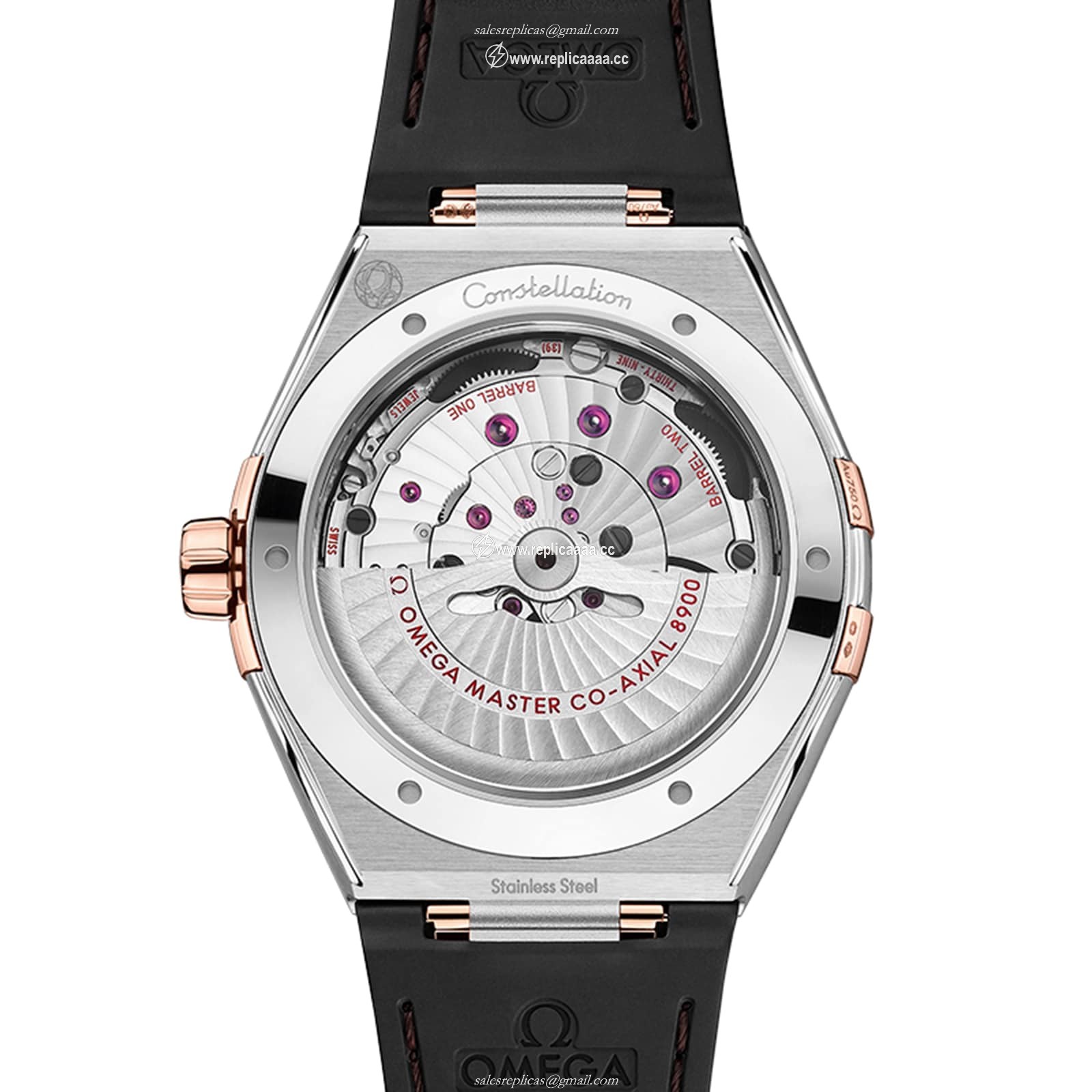 Replica Omega Constellation Co-Axial Master Chronometer 41mm Mens details Red O13123412111001