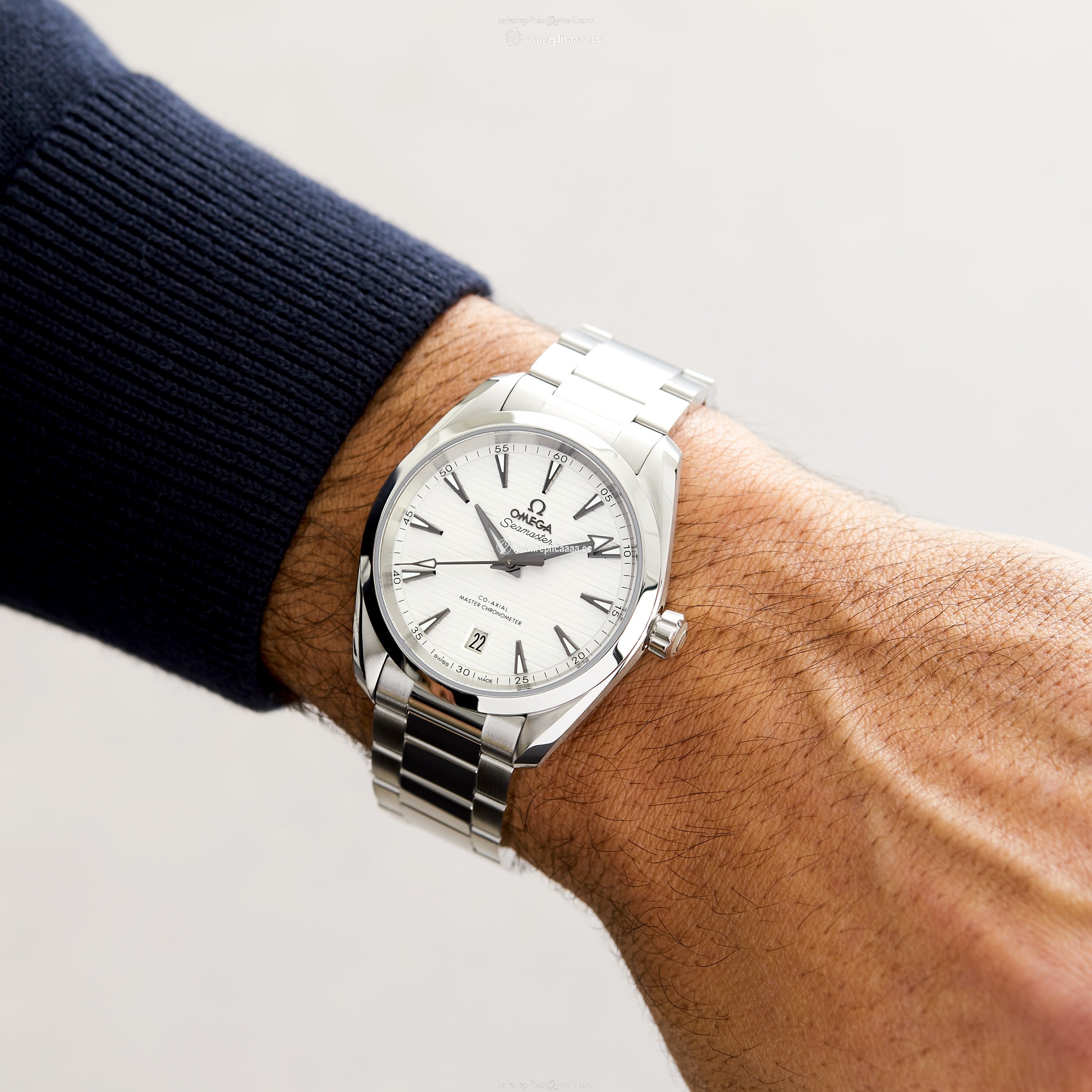 Replica Omega Seamaster Aqua Terra 150M Co-Axial Master Chronometer 38mm O22010382002001 2 Replica Omega Seamaster Aqua Terra 150M Co-Axial Master Chronometer 38mm O22010382002001