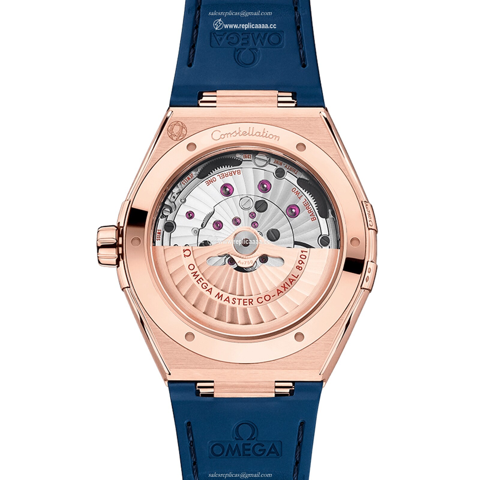 Replica Omega Constellation Co-Axial Master Chronometer 41mm Mens details Rose Gold O13163412103001 2 Replica Omega Constellation Co-Axial Master Chronometer 41mm Mens details Rose Gold O13163412103001