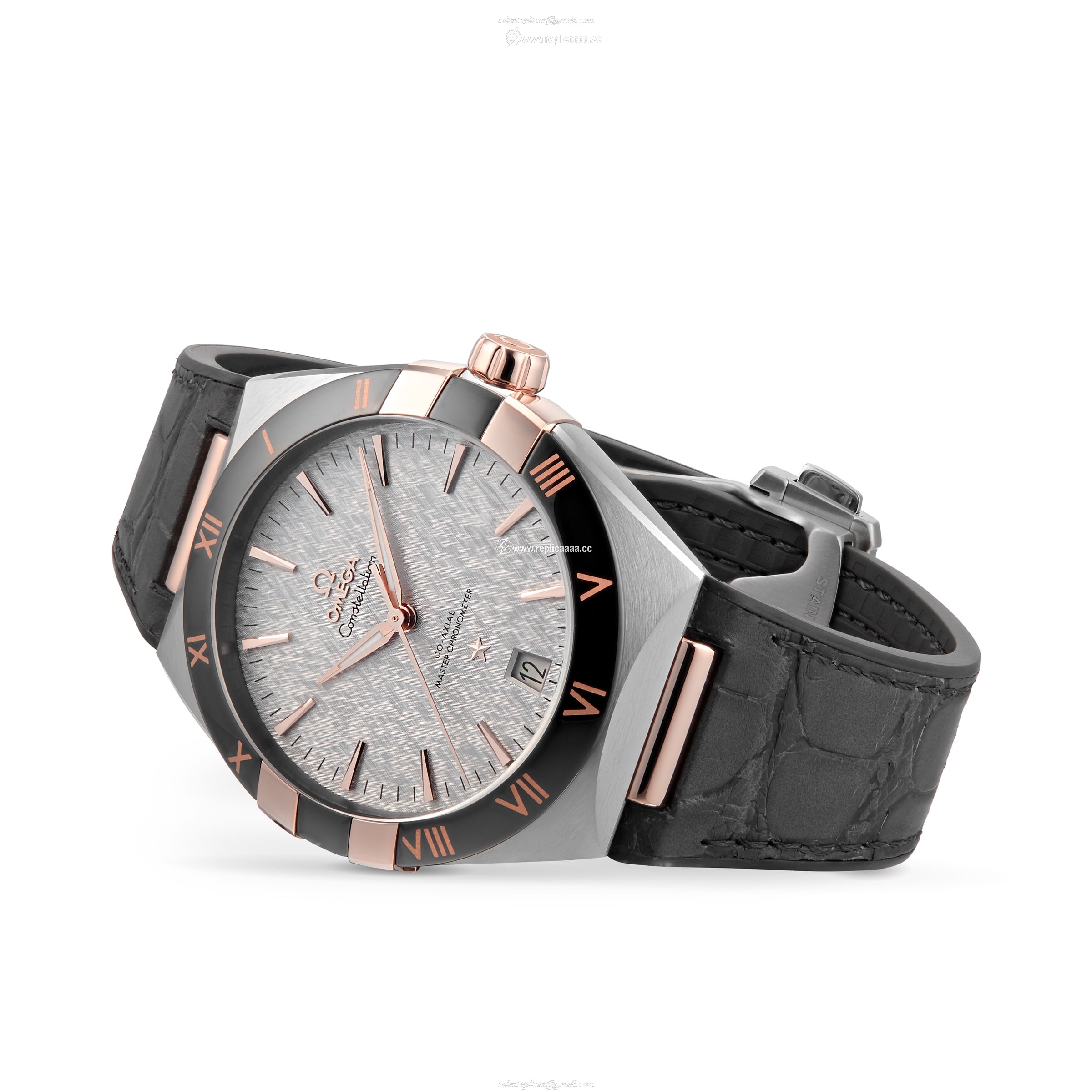 Replica Omega Constellation Co-Axial Master Chronometer 41mm Mens details Grey O13123412106001 2 Replica Omega Constellation Co-Axial Master Chronometer 41mm Mens details Grey O13123412106001