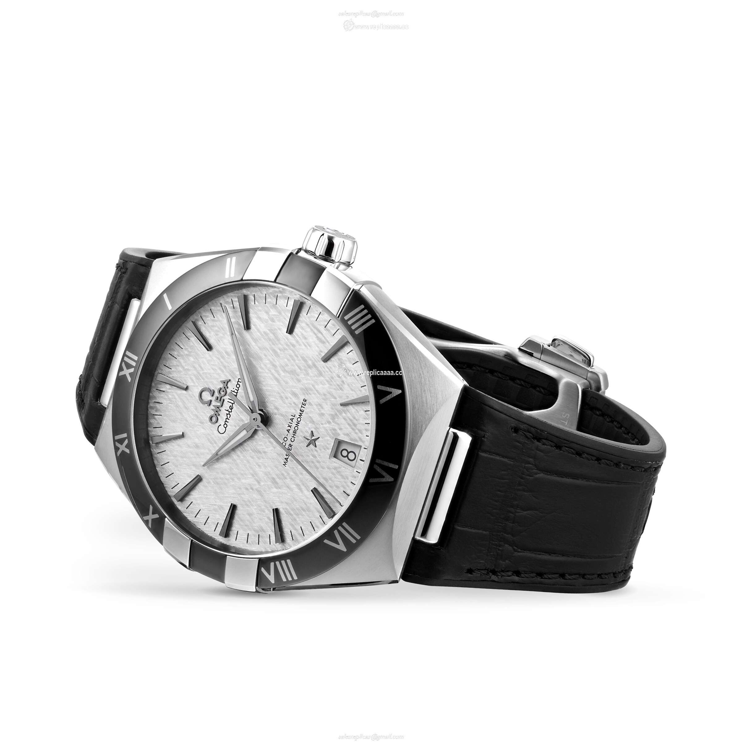 Replica Omega Constellation Co-Axial Master Chronograph 41mm Mens details Black O13133412106001 2 Replica Omega Constellation Co-Axial Master Chronograph 41mm Mens details Black O13133412106001