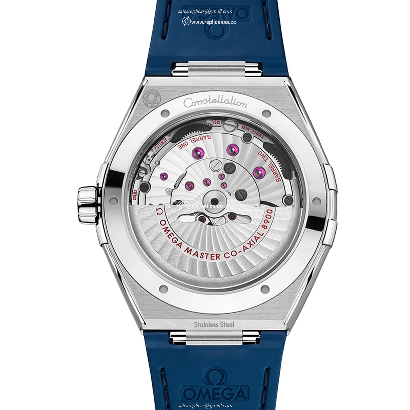 Replica Omega Constellation Co-Axial Master Chronometer 41mm Mens details Blue O13133412103001