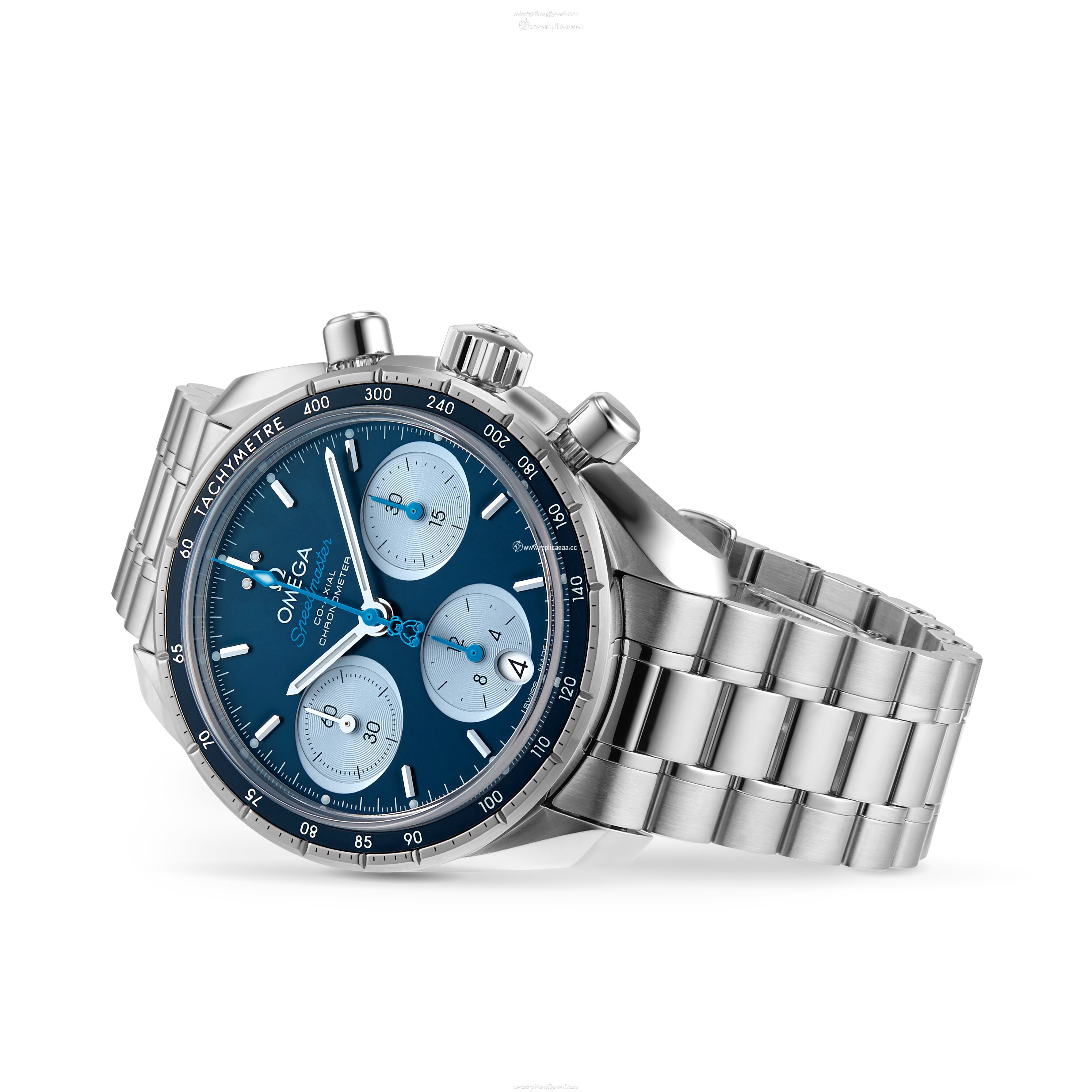Replica Omega Speedmaster Co-Axial 38mm Unisex details O32430385003002