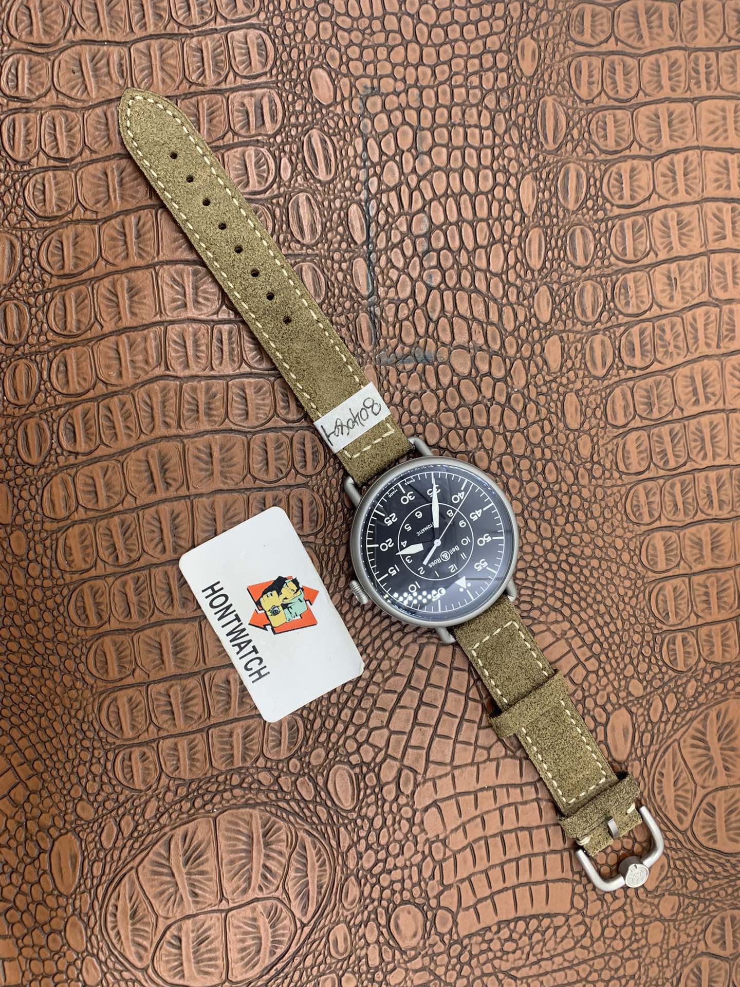 Replica Bell & Ross Mens WW1-92 Heritage BRWW192-MIL/SCA 2 Replica Bell & Ross Mens WW1-92 Heritage BRWW192-MIL/SCA