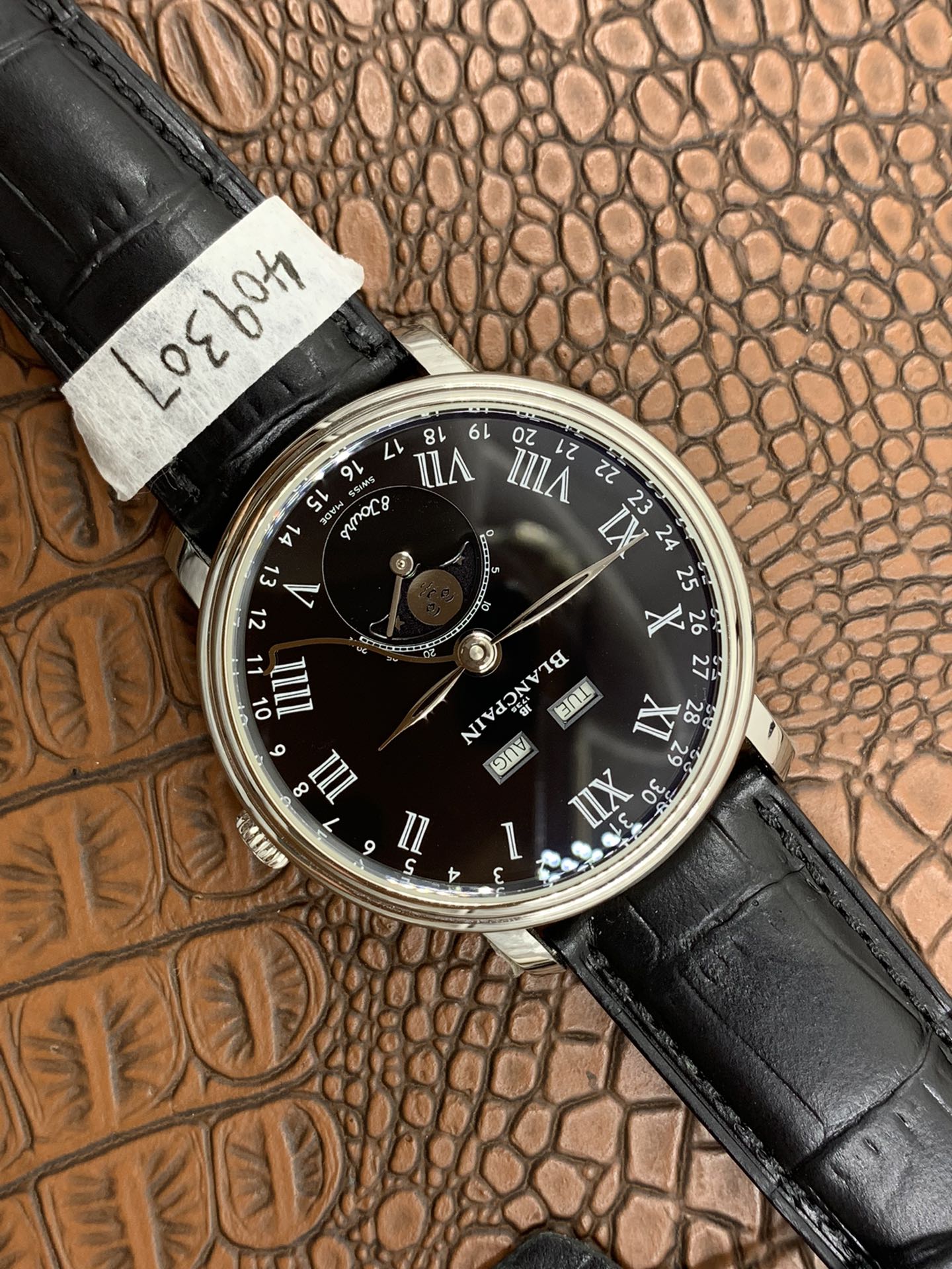 Replica Blancpain Men Villeret Quantieme Complet 8 Jours 6639-3437-55B