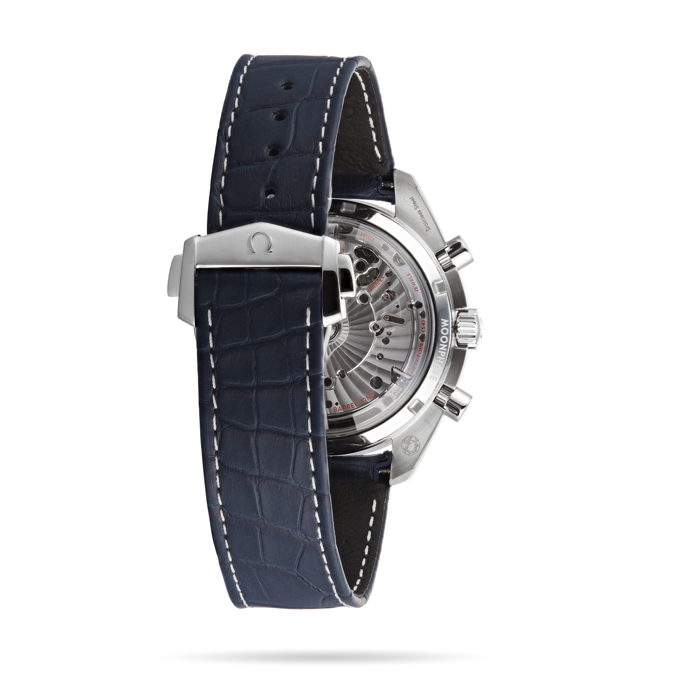 Replica Omega Speedmaster Moonphase Co-Axial Master Chronometer Chronograph Mens details O30433445203001