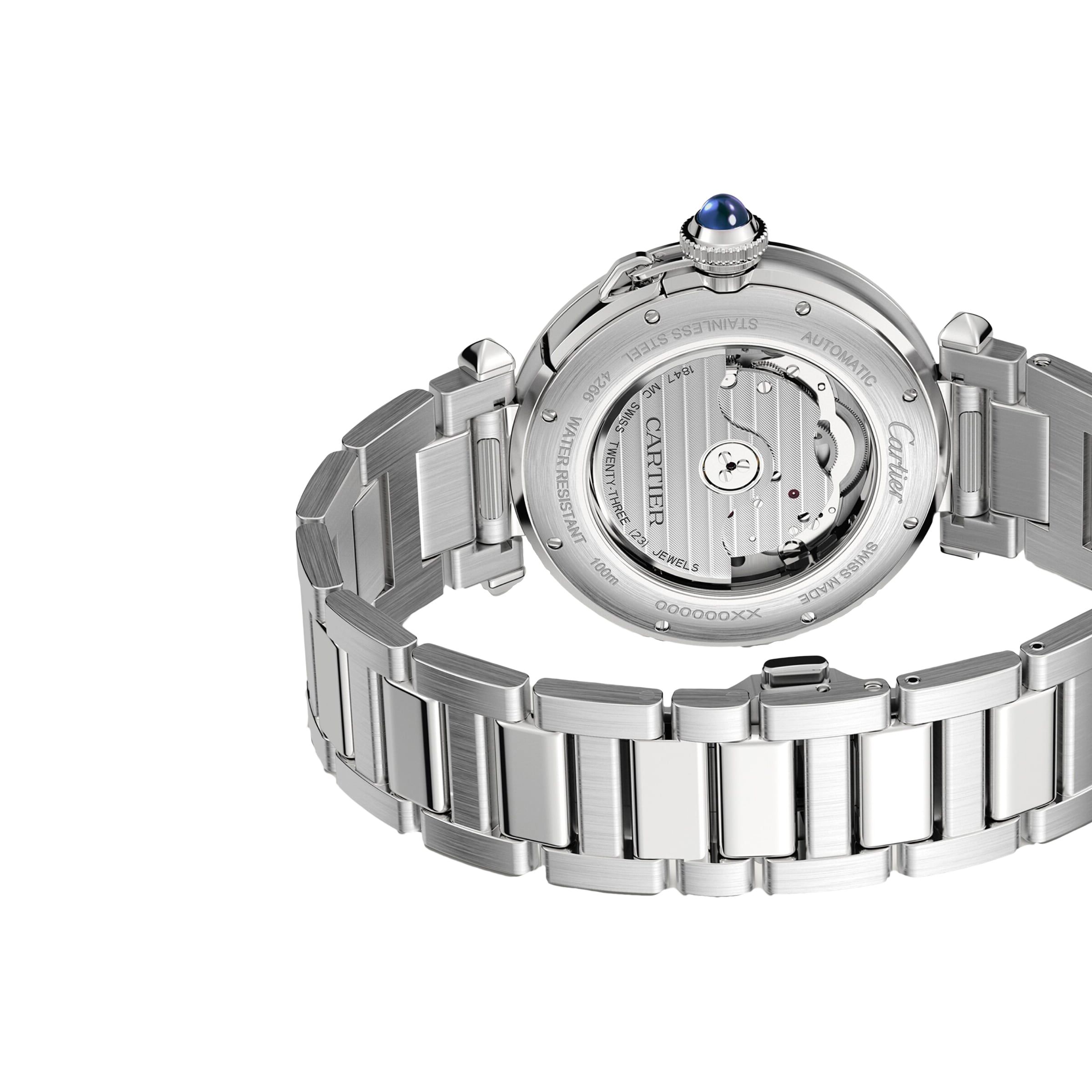 Replica Cartier Pasha de Cartier details 41 mm mechanical movement with automatic winding caliber 1847 MC. WSPA0038 2 Replica Cartier Pasha de Cartier details 41 mm mechanical movement with automatic winding caliber 1847 MC. WSPA0038