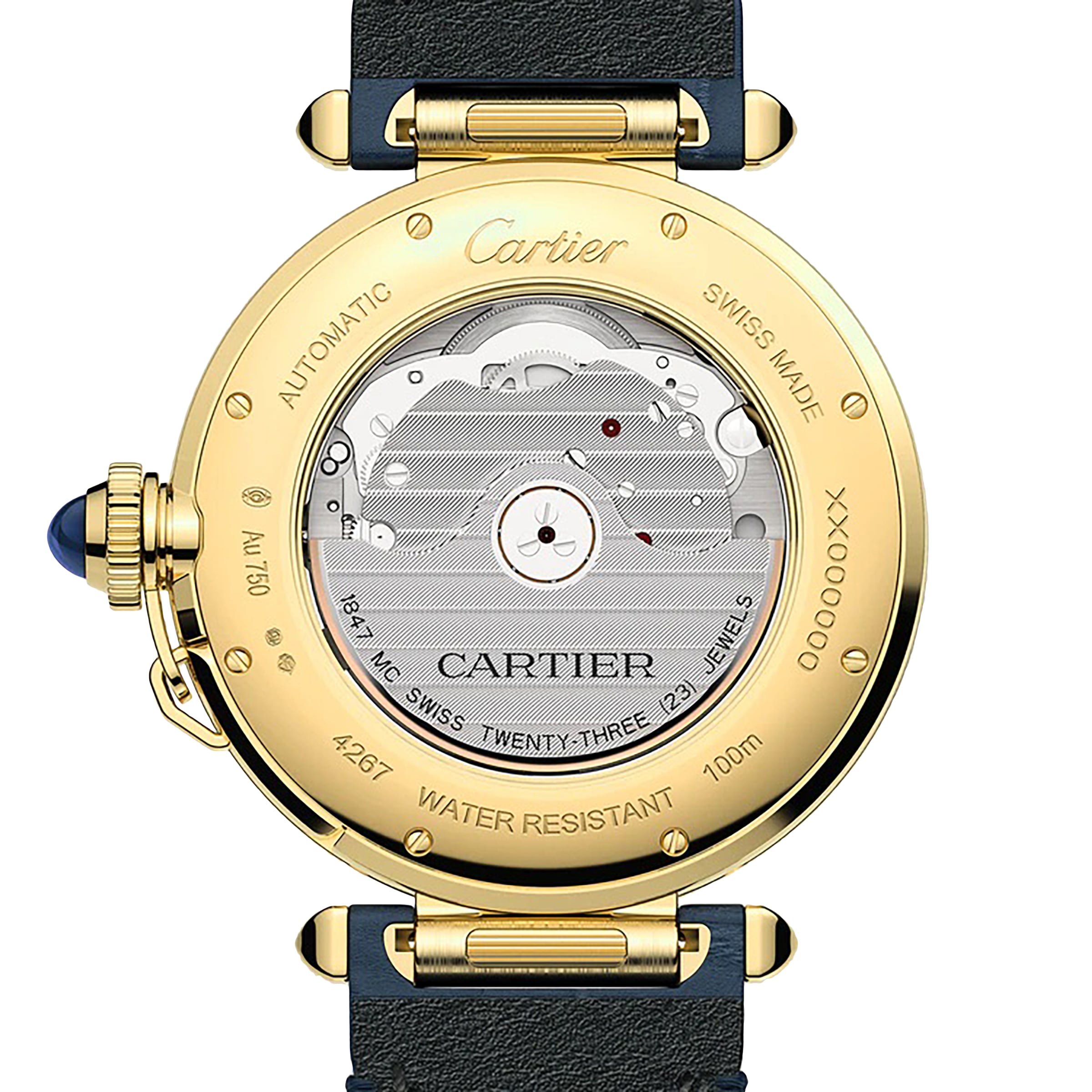 Replica Cartier Pasha De Cartier details 41mm Automatic Movement Yellow Gold 2 Interchangeable Leather Straps WGPA0007 2 Replica Cartier Pasha De Cartier details 41mm Automatic Movement Yellow Gold 2 Interchangeable Leather Straps WGPA0007