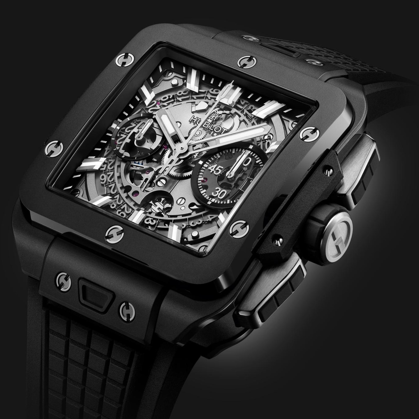 Replica Hublot Square Bang Unico Black Magic 42mm 821.CI.0170.RX 2 Replica Hublot Square Bang Unico Black Magic 42mm 821.CI.0170.RX