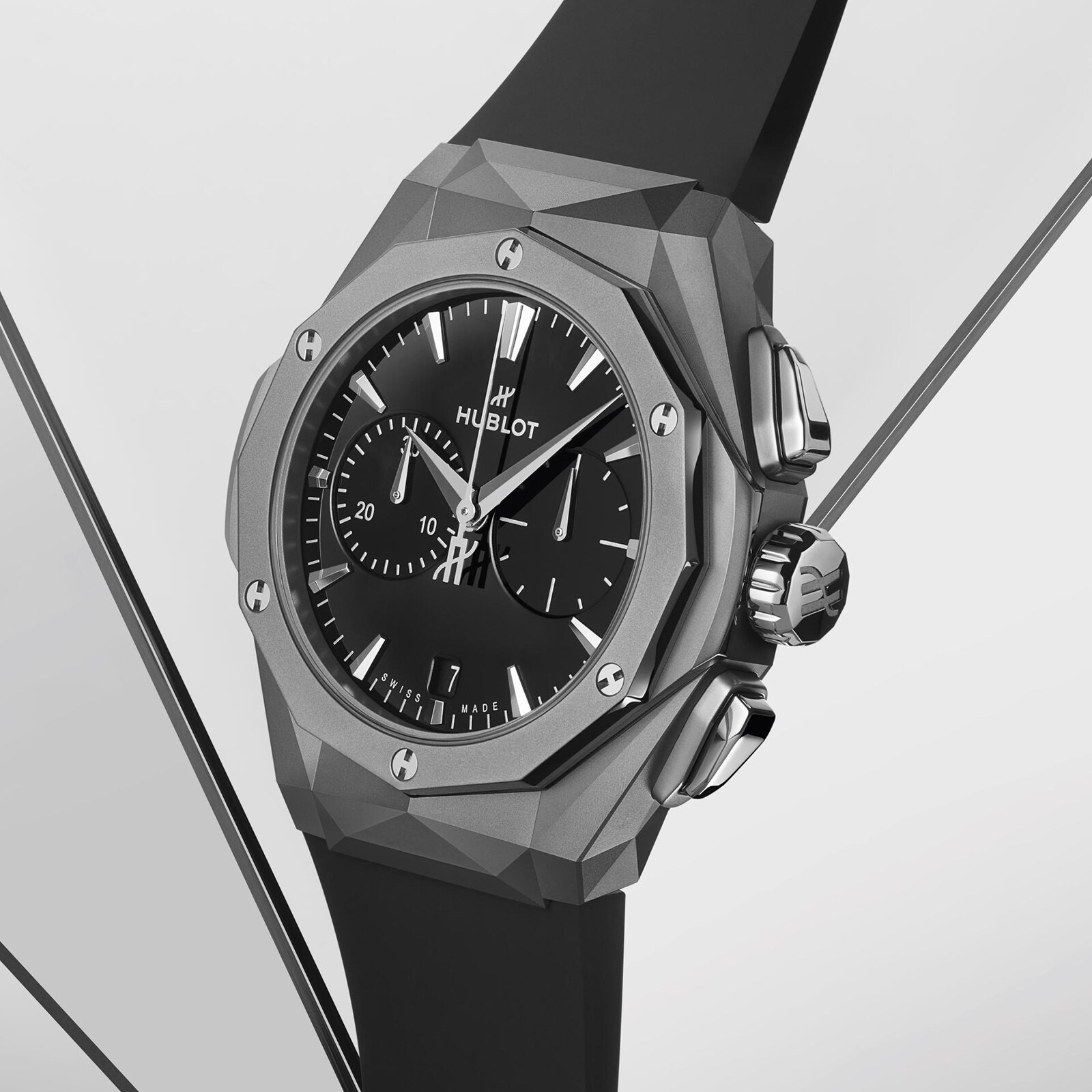Replica Hublot Classic Fusion Chronograph Orlinski Titanium 41mm 549.NI.1270.RX.ORL23