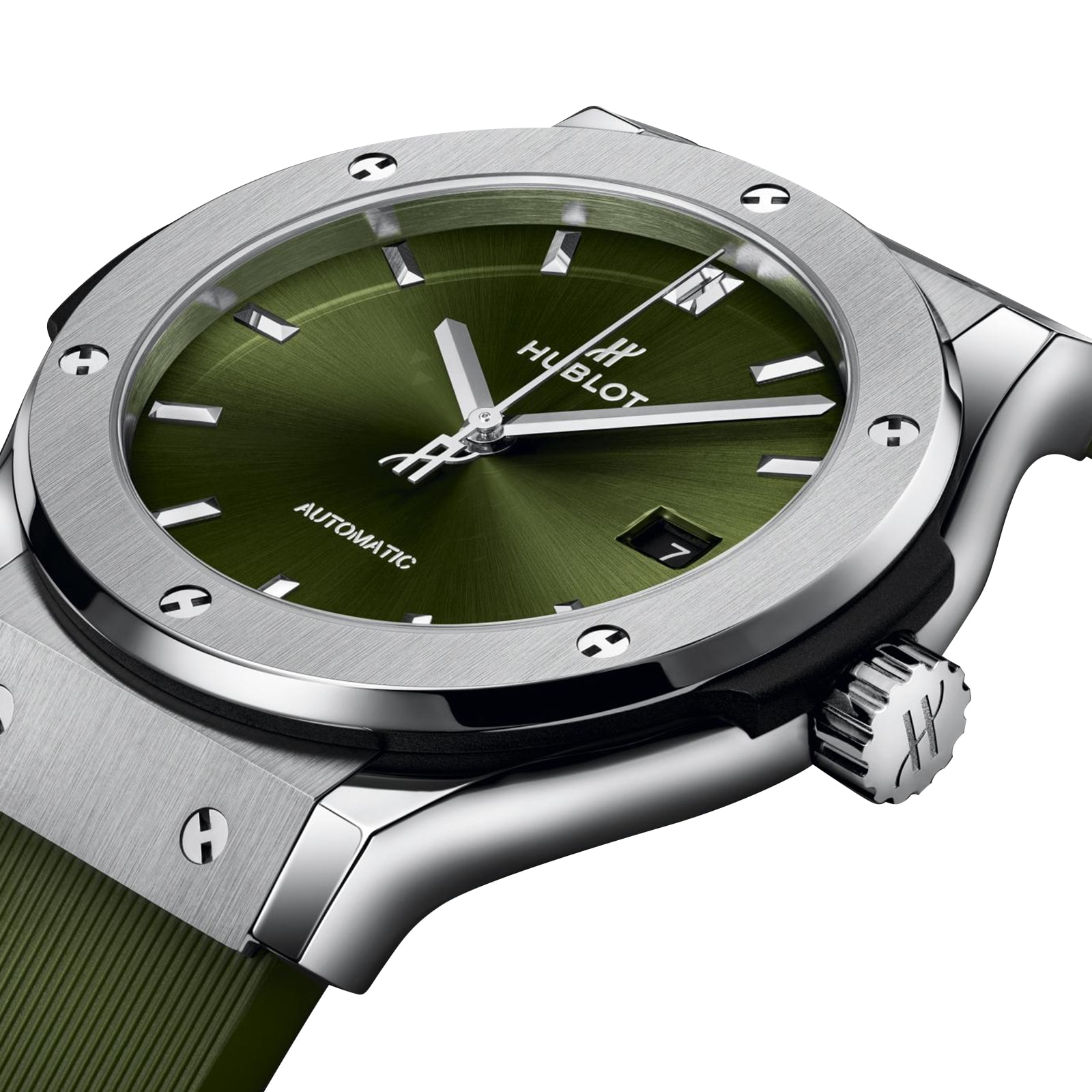Replica Hublot Classic Fusion Titanium Green 42mm 542.NX.8970.RX