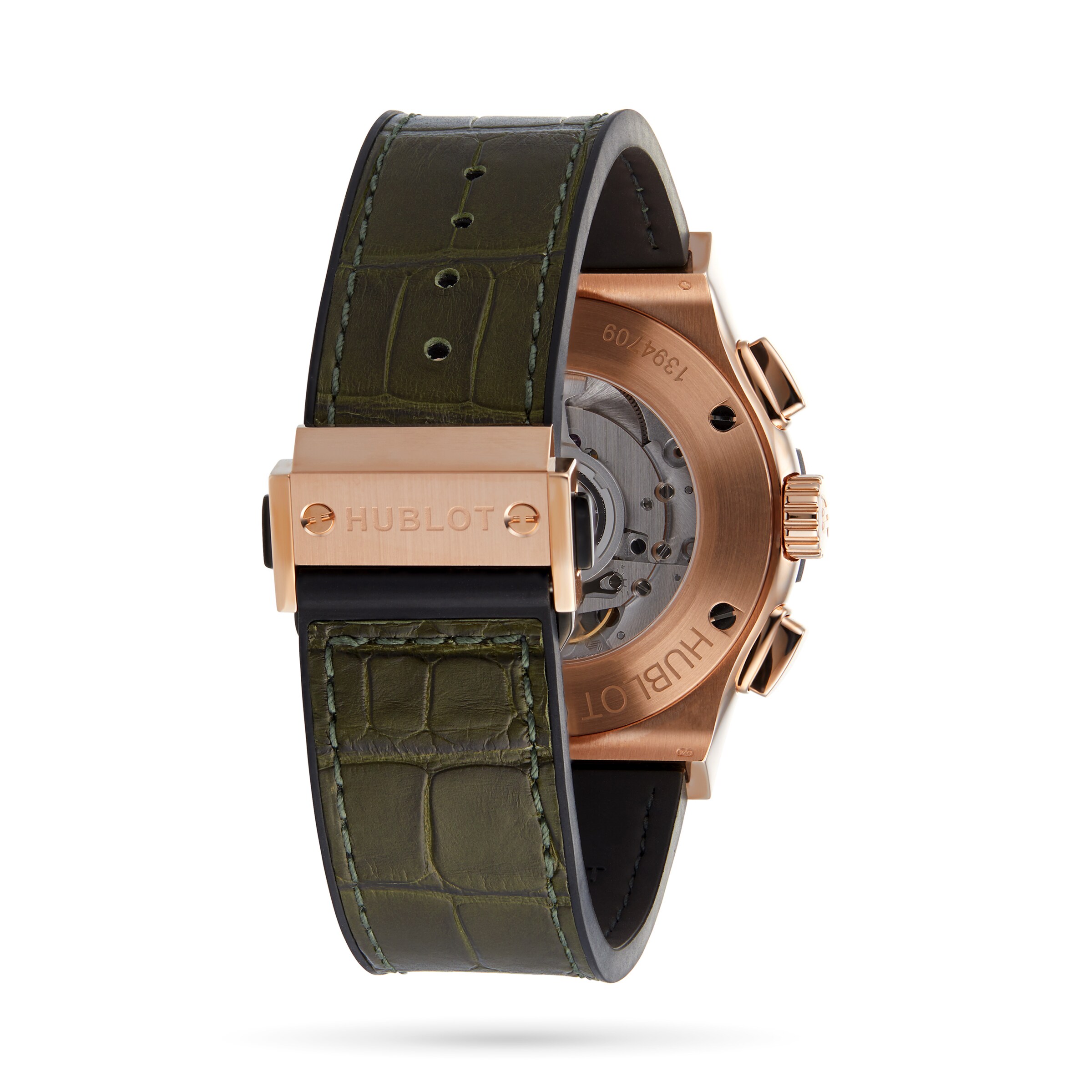 Replica Hublot Classic Fusion Chronograph King Gold Green Automatic 42mm 541.OX.8980.LR