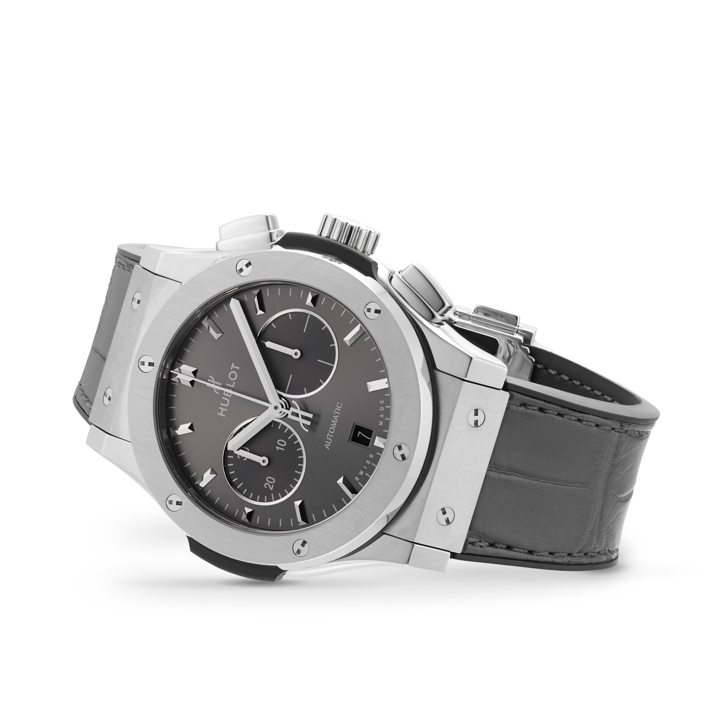 Replica Hublot Classic Fusion Racing Grey Chronograph Titanium 42mm 541.NX.7070.LR 2 Replica Hublot Classic Fusion Racing Grey Chronograph Titanium 42mm 541.NX.7070.LR