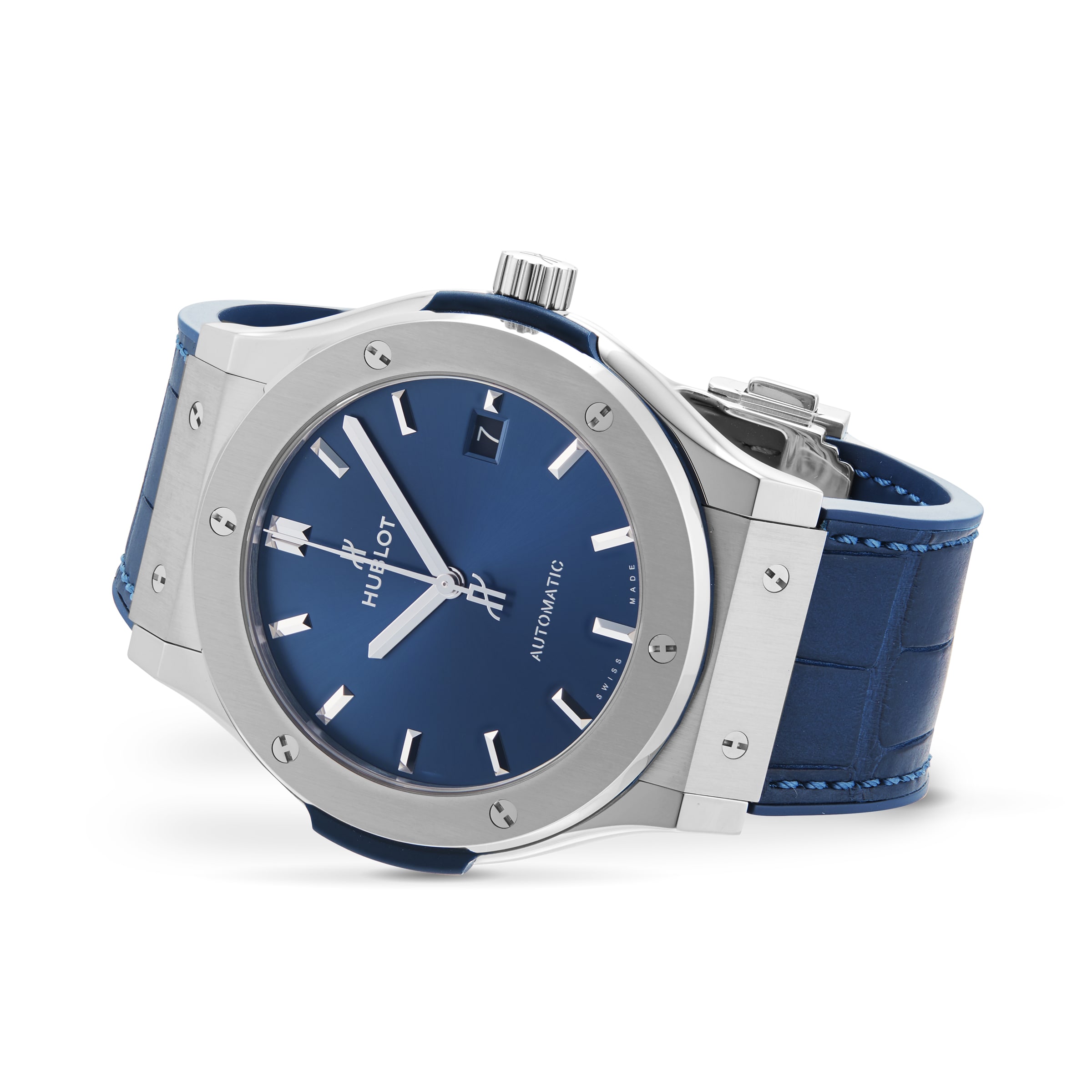 Replica Hublot Classic Fusion Blue Titanium 45mm 511.NX.7170.LR 2 Replica Hublot Classic Fusion Blue Titanium 45mm 511.NX.7170.LR