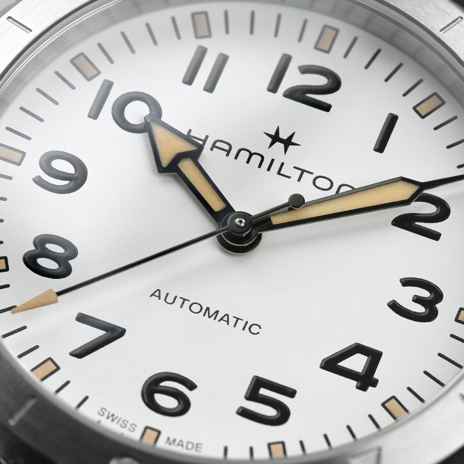 Replica Hamilton Khaki Field Expedition Automatic 37mm Mens details White H70225510