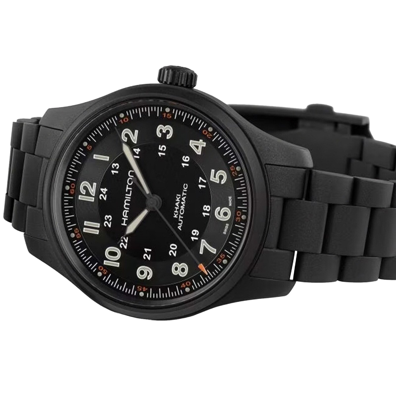 Replica Hamilton Khaki Field Titanium Automatic 42mm Mens details Black H70665130 2 Replica Hamilton Khaki Field Titanium Automatic 42mm Mens details Black H70665130