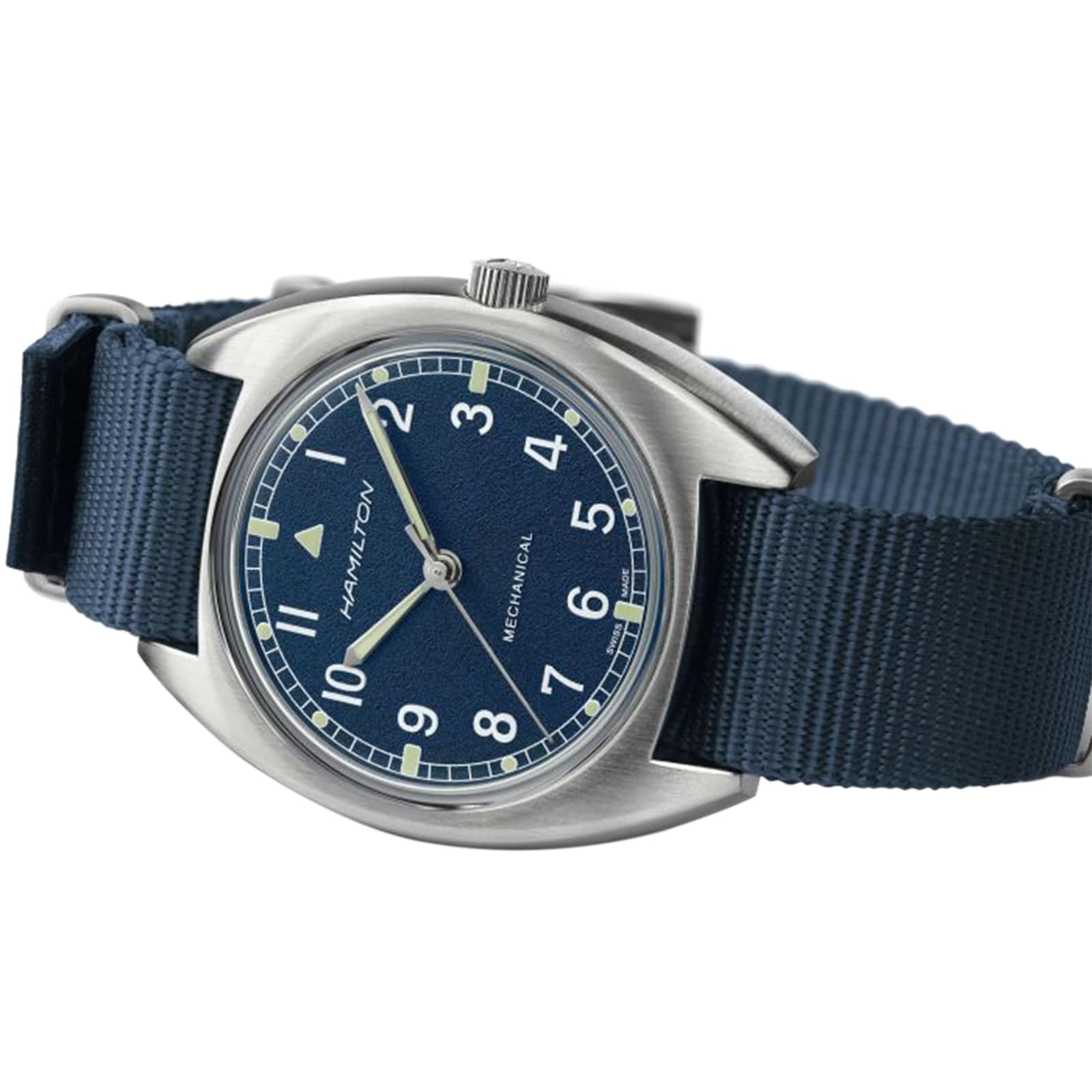 Replica Hamilton Khaki Aviation Pilot Pioneer 36mm Mens details - Blue H76419941