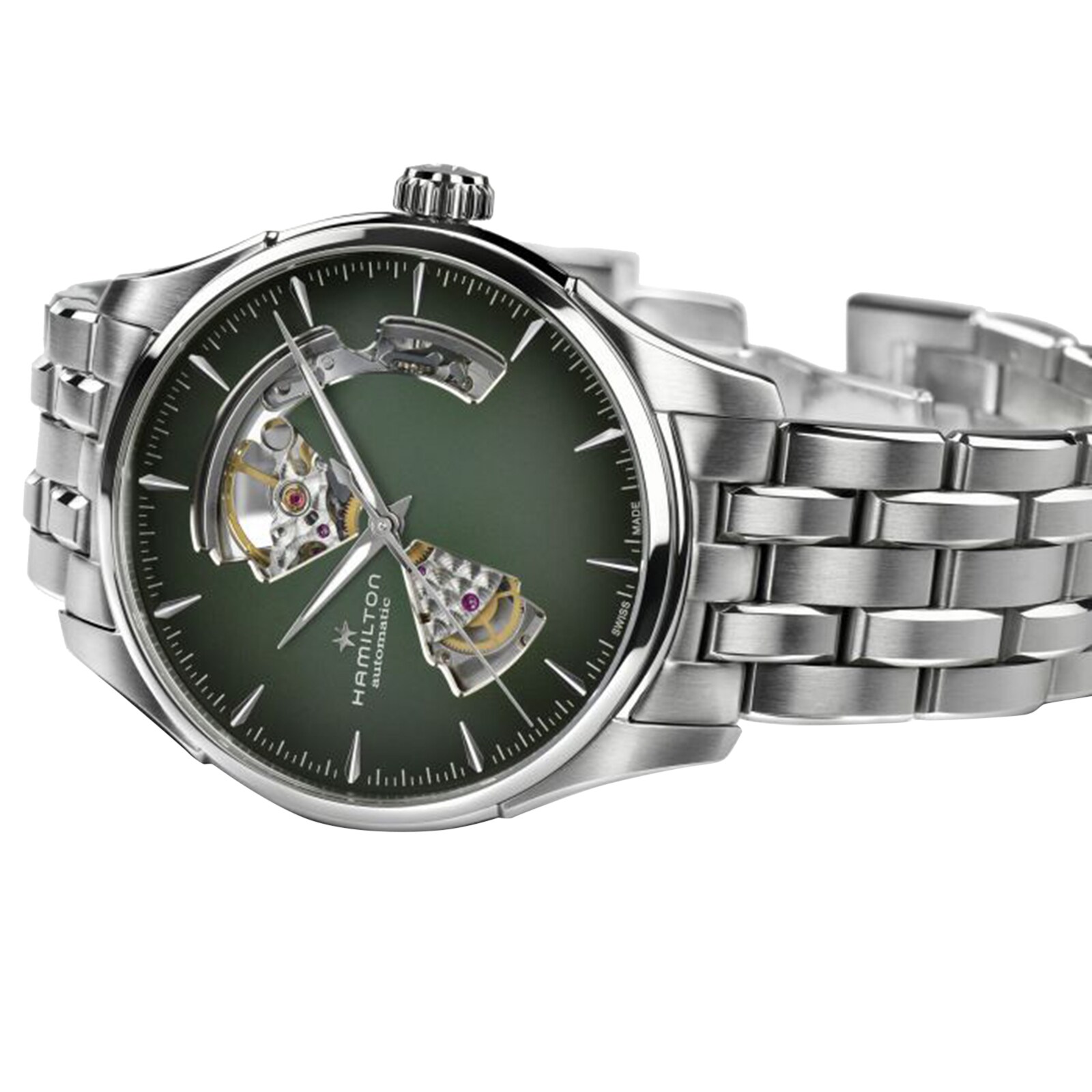 Replica Hamilton Jazzmaster Open Heart 40mm Mens details H32675160
