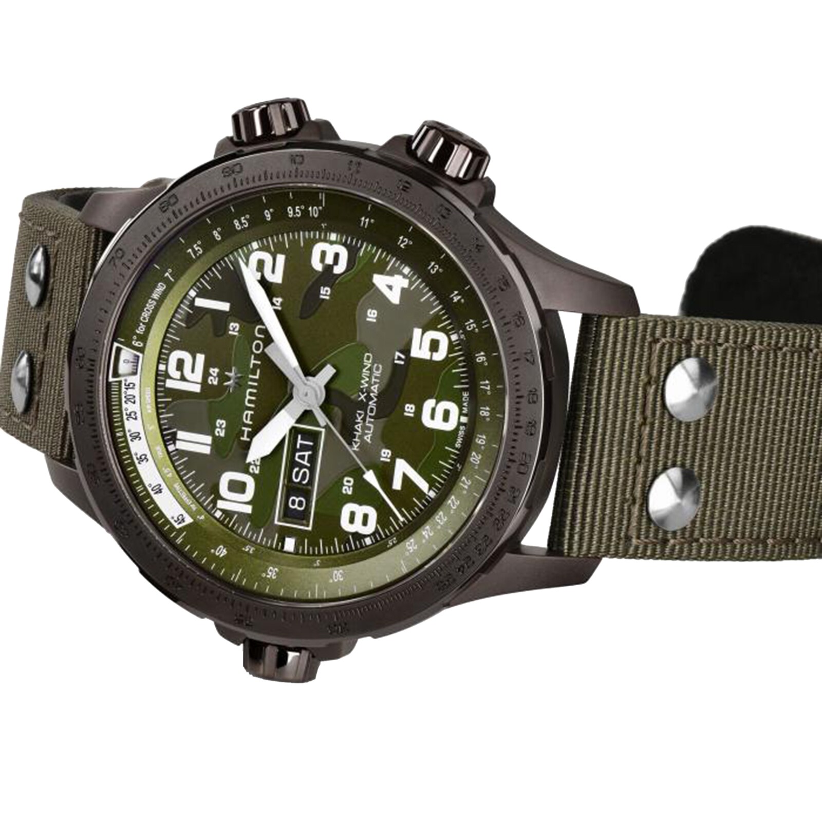 Replica Hamilton Khaki Aviation X-Wind 45mm Mens details H77775960