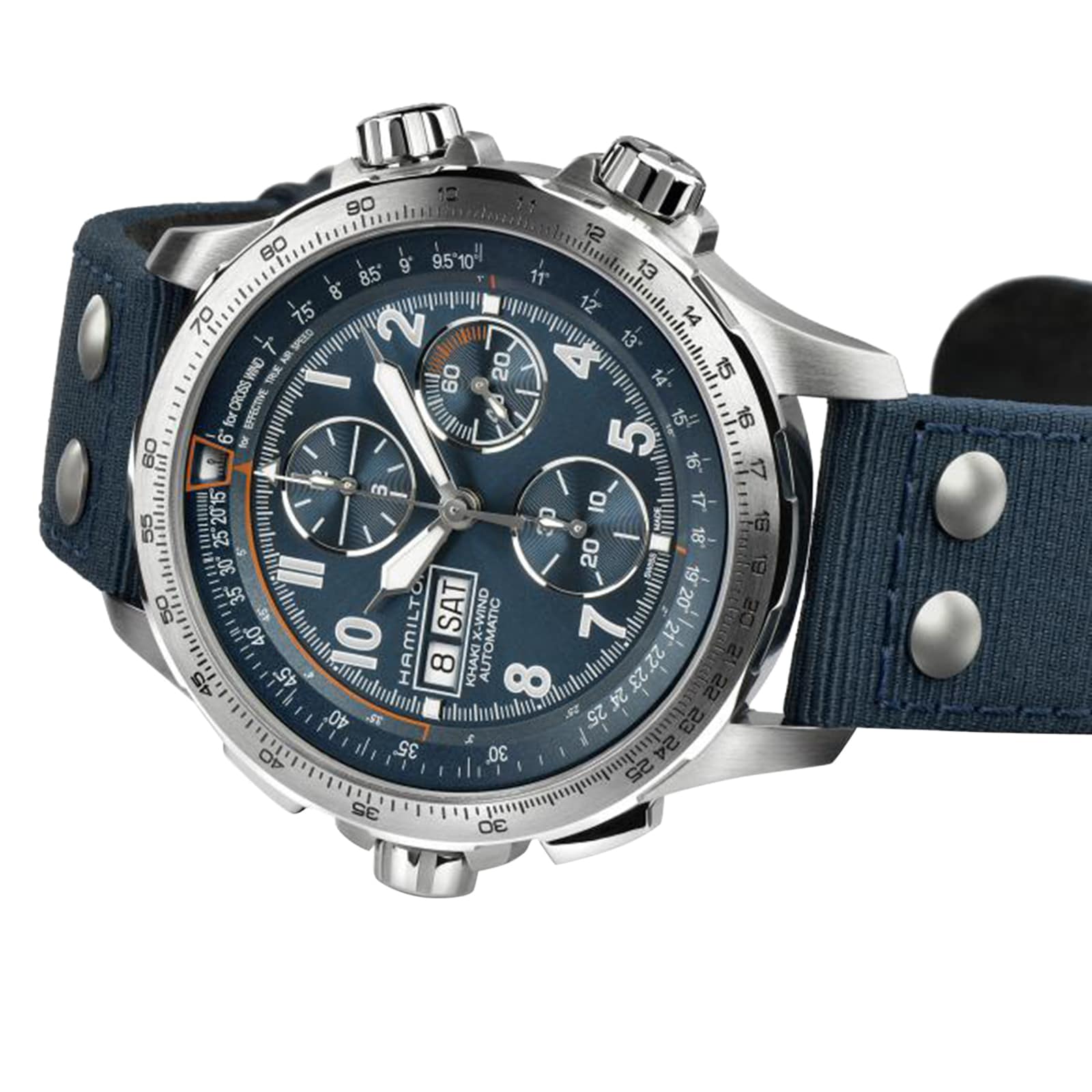 Replica Hamilton Khaki Aviation X-Wind 45mm Mens details H77906940
