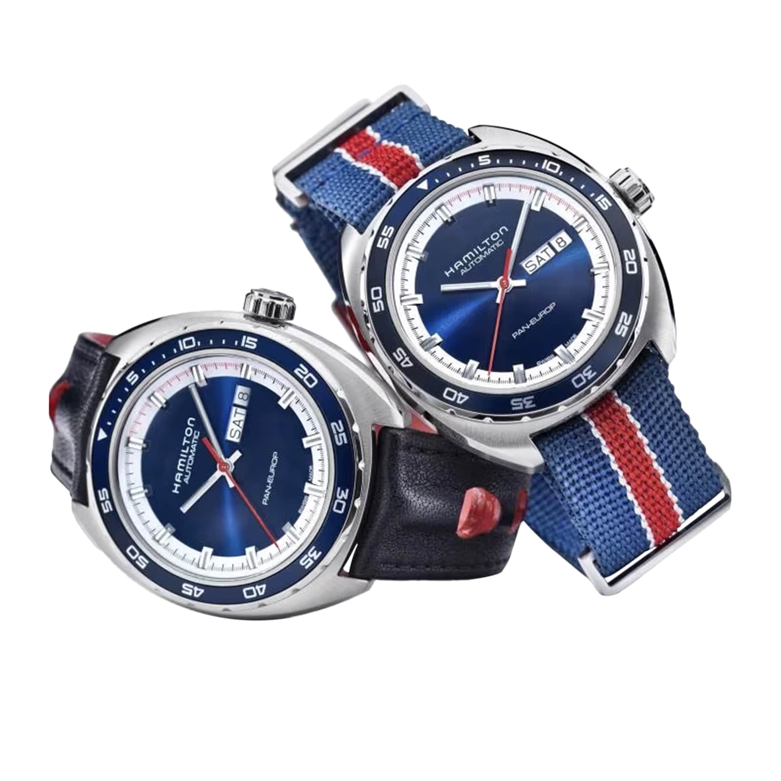 Replica Hamilton American Classic Pan Europ Day Date Auto 42mm Mens details Blue Interchangeable strap H35405741 2 Replica Hamilton American Classic Pan Europ Day Date Auto 42mm Mens details Blue Interchangeable strap H35405741
