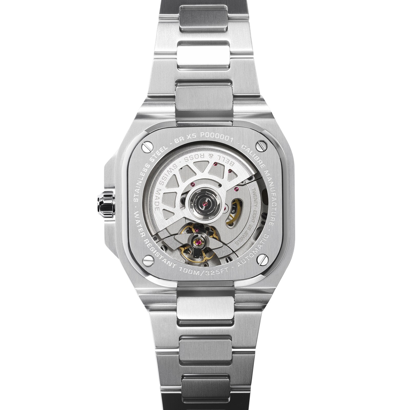 Replica Bell & Ross BR X5 Black Steel 41mm Mens details Black BRX5R-BL-ST/SRB