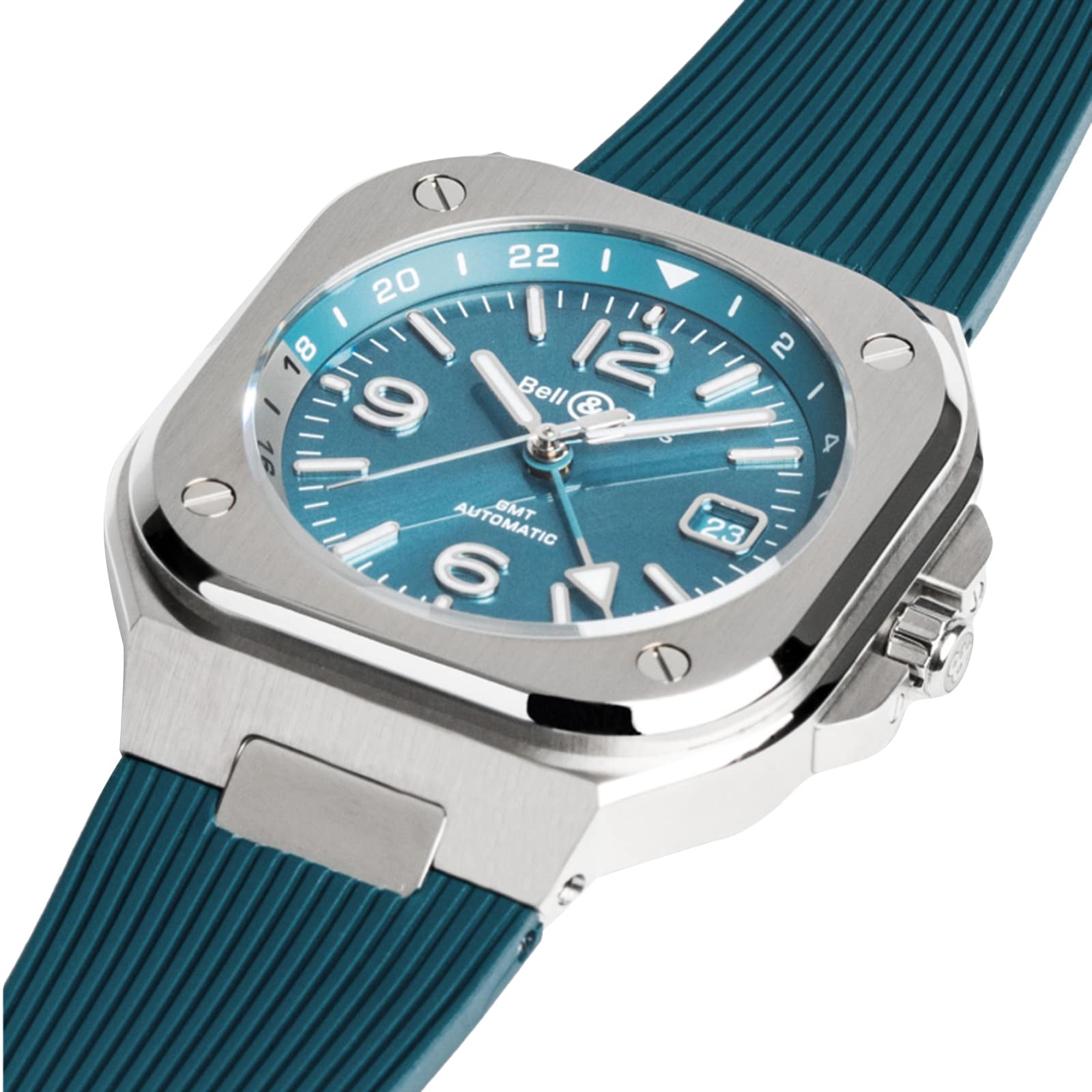 Replica Bell & Ross BR 05 GMT SKY BLUE 41MM BR05G-PB-ST/SRB 2 Replica Bell & Ross BR 05 GMT SKY BLUE 41MM BR05G-PB-ST/SRB