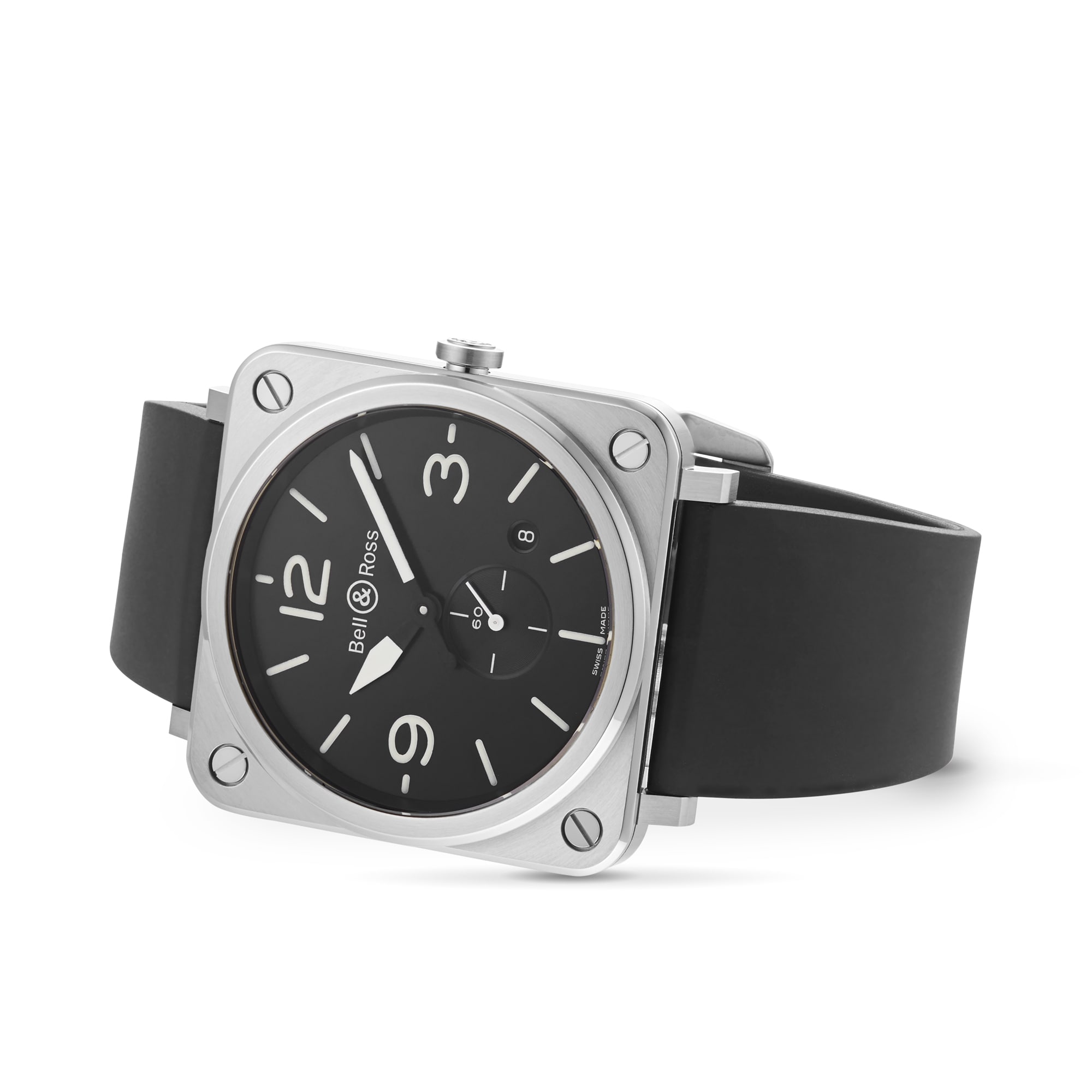 Replica Bell & Ross BR S STEEL 39mm BRS-BLC-ST
