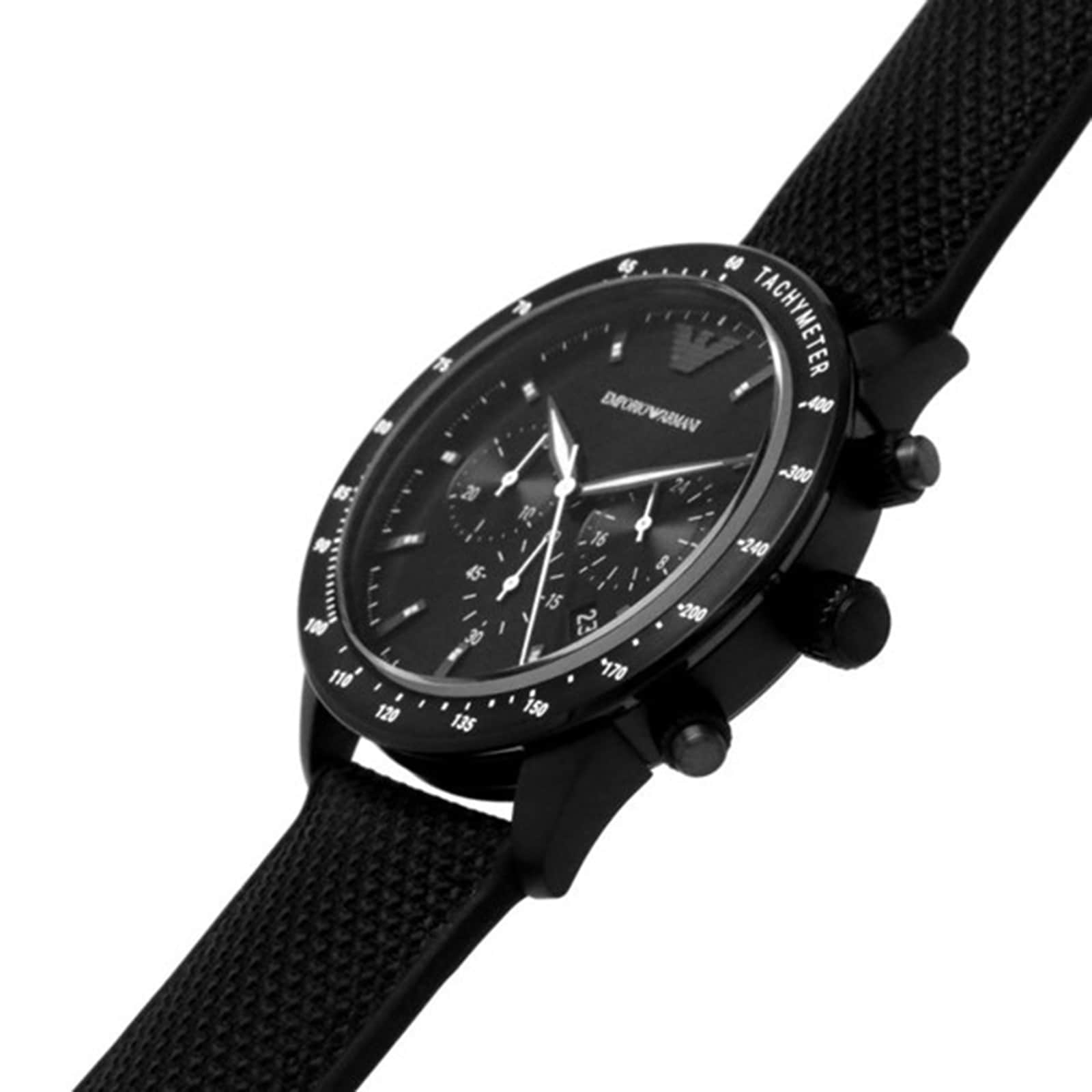 Replica Emporio Armani Mario 43mm Mens details AR11453 2 Replica Emporio Armani Mario 43mm Mens details AR11453