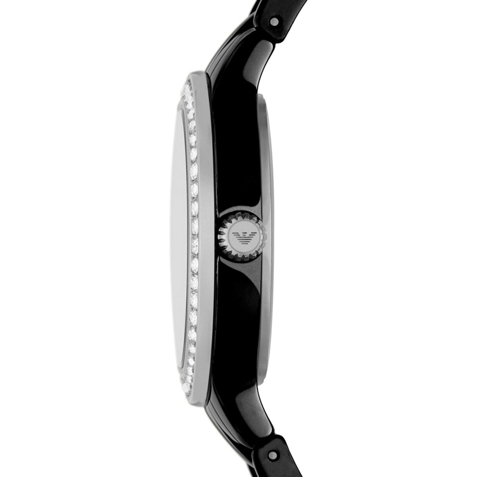 Replica Emporio Armani Leo Ladies details 32mm Black AR70008 2 Replica Emporio Armani Leo Ladies details 32mm Black AR70008