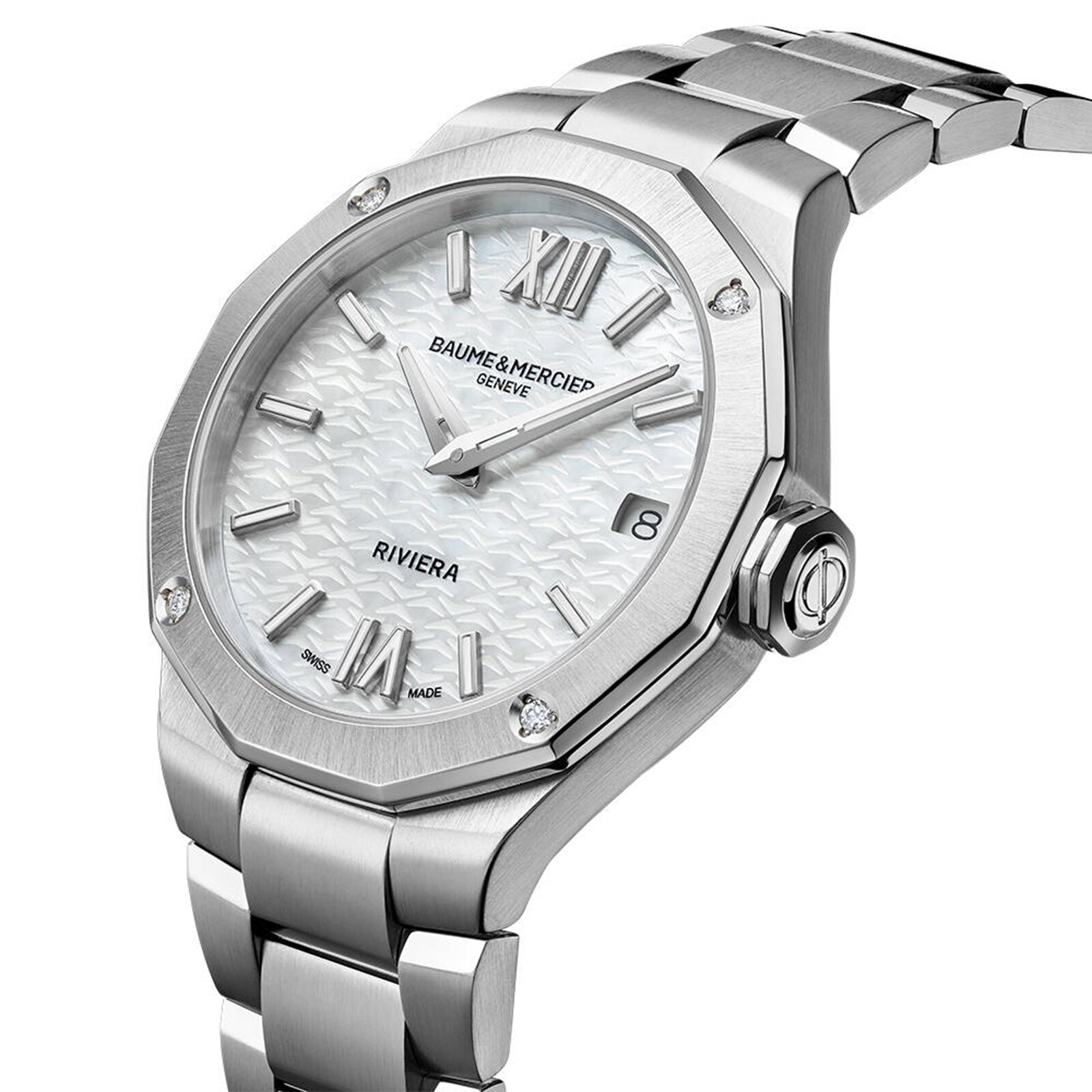 Replica Baume & Mercier Riviera Quartz 33mm Ladies details BM0A10729 2 Replica Baume & Mercier Riviera Quartz 33mm Ladies details BM0A10729