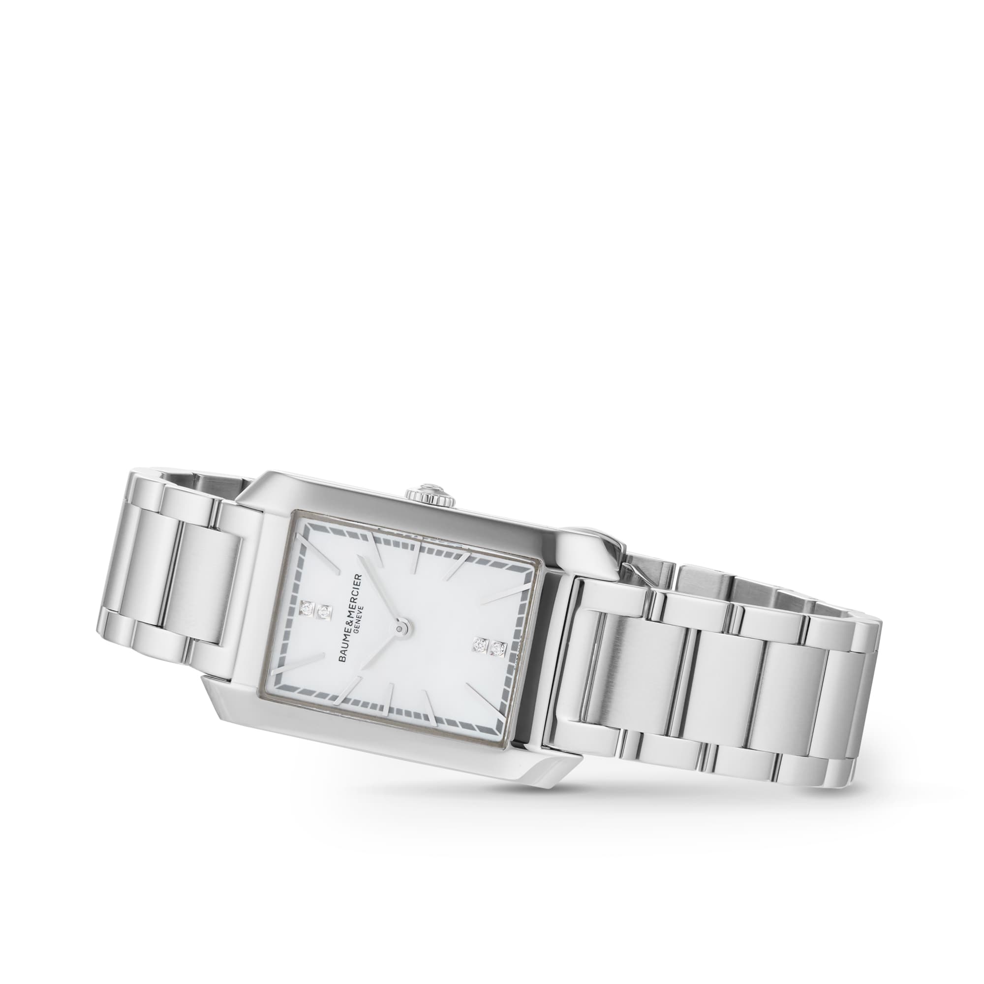 Replica Baume & Mercier Hampton 35mm Ladies details Stainless Steel BM0A10474 2 Replica Baume & Mercier Hampton 35mm Ladies details Stainless Steel BM0A10474
