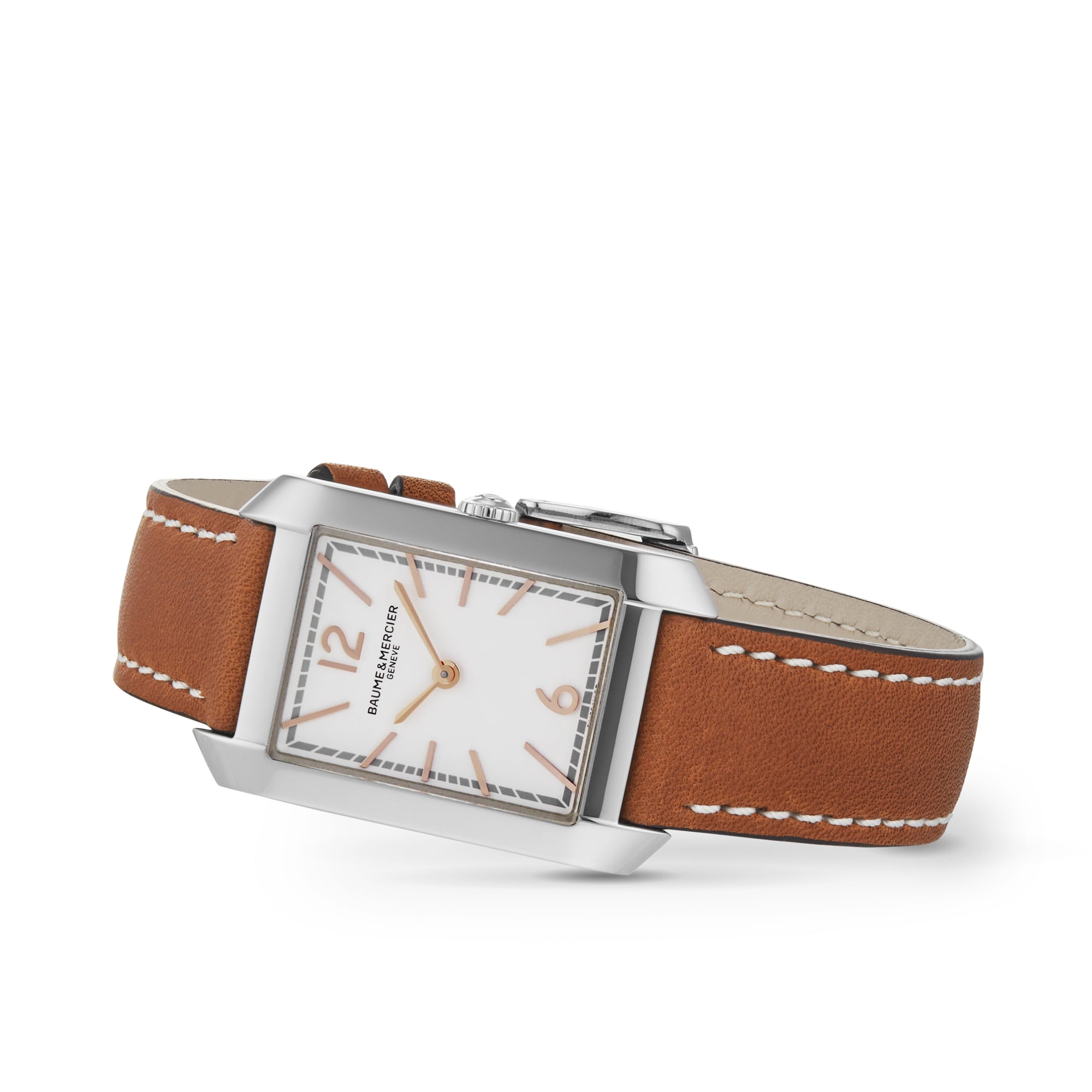 Replica Baume & Mercier Hampton 35mm Ladies details Leather BM0A10472 2 Replica Baume & Mercier Hampton 35mm Ladies details Leather BM0A10472