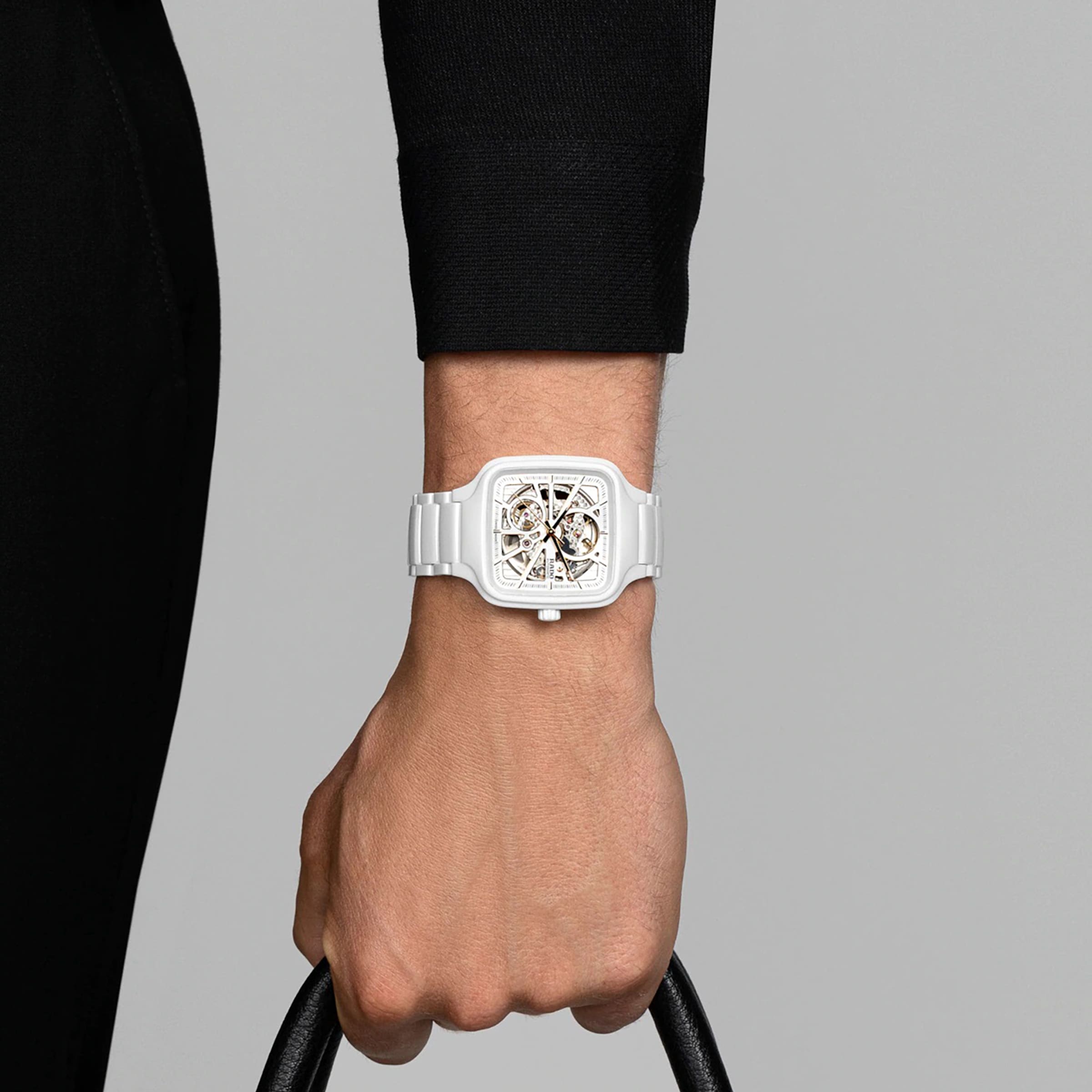 Replica Rado True Square Automatic Open Heart 38mm R27073012