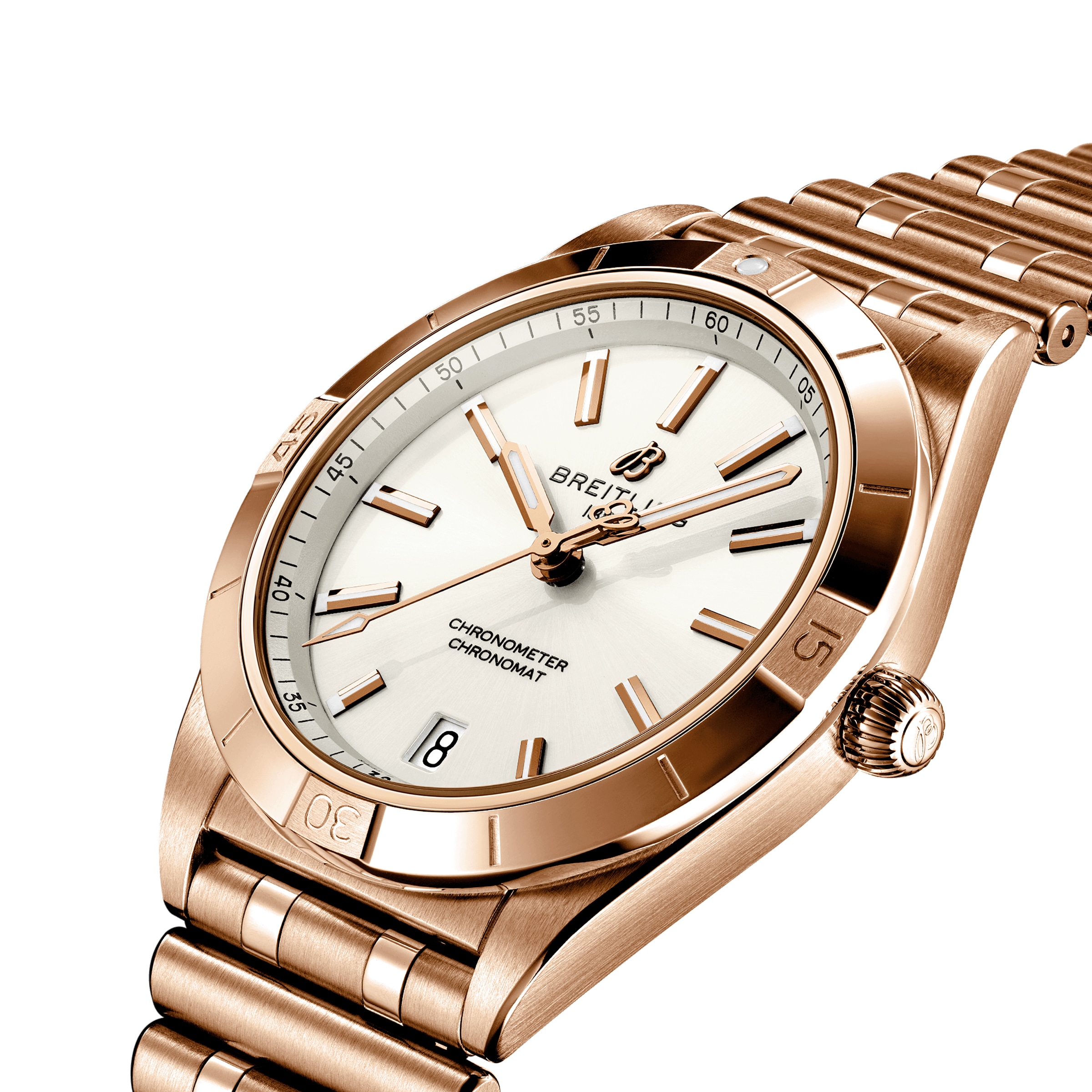 Replica Breitling Chronomat Automatic 36 18k Red Gold details R10380101A1R1 2 Replica Breitling Chronomat Automatic 36 18k Red Gold details R10380101A1R1