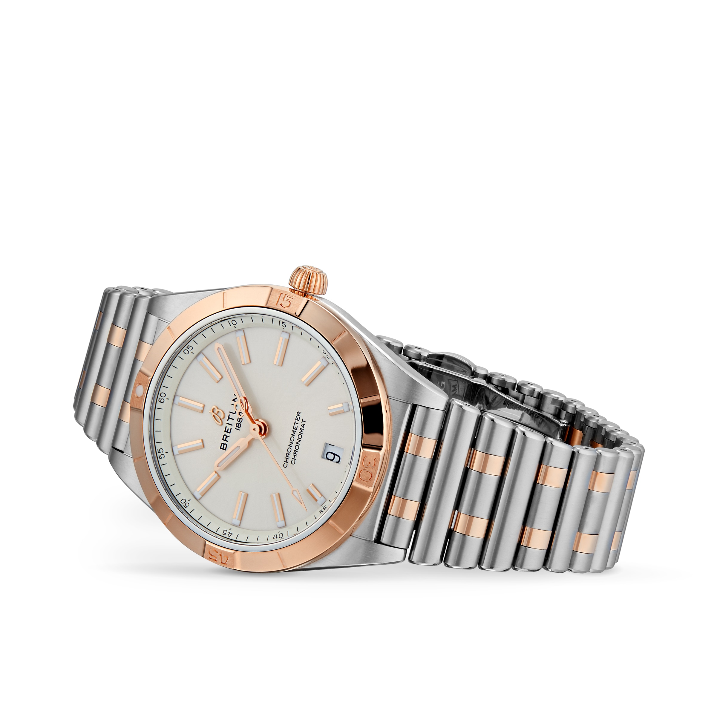 Replica Breitling Chronomat Automatic 36 Stainless Steel  18k Red Gold details U10380101A1U1
