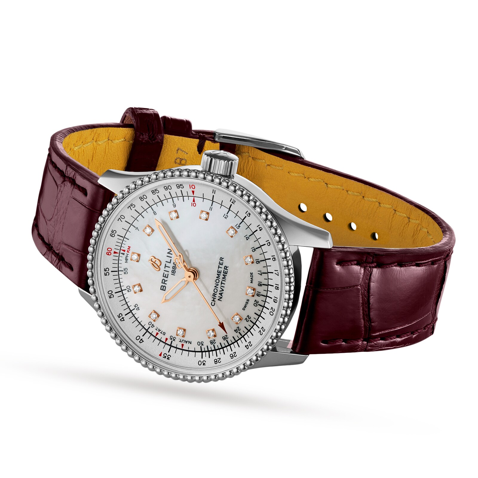 Replica Breitling Navitimer Automatic 35 Leather Strap details A17395211A1P1 2 Replica Breitling Navitimer Automatic 35 Leather Strap details A17395211A1P1