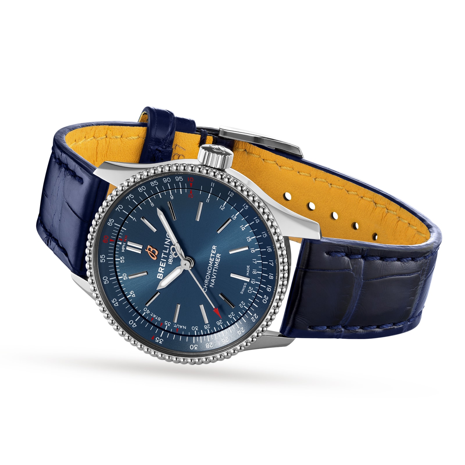 Replica Breitling Navitimer Automatic 35 Leather Strap details A17395161C1P1