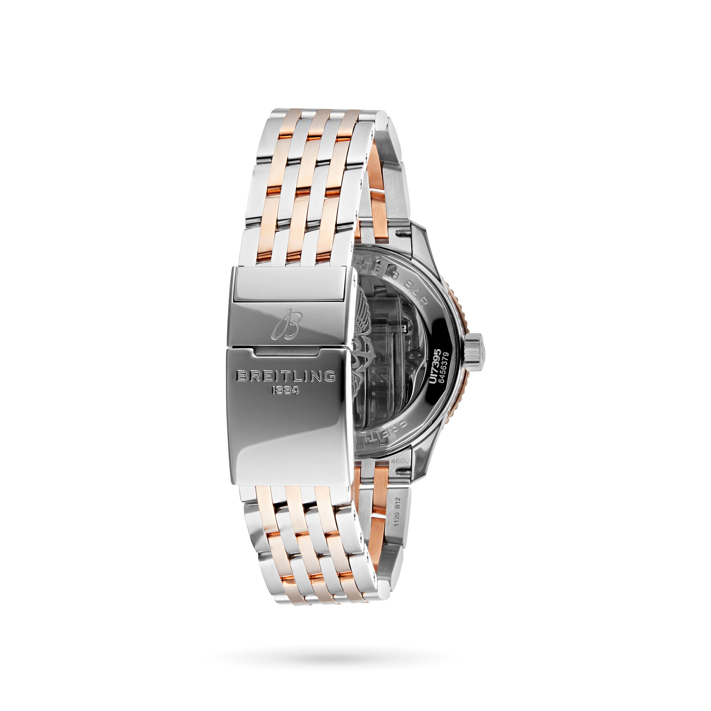 Replica Breitling Navitimer Automatic 35 Stainless Steel 18k Red Gold details U17395211A1U1 2 Replica Breitling Navitimer Automatic 35 Stainless Steel 18k Red Gold details U17395211A1U1
