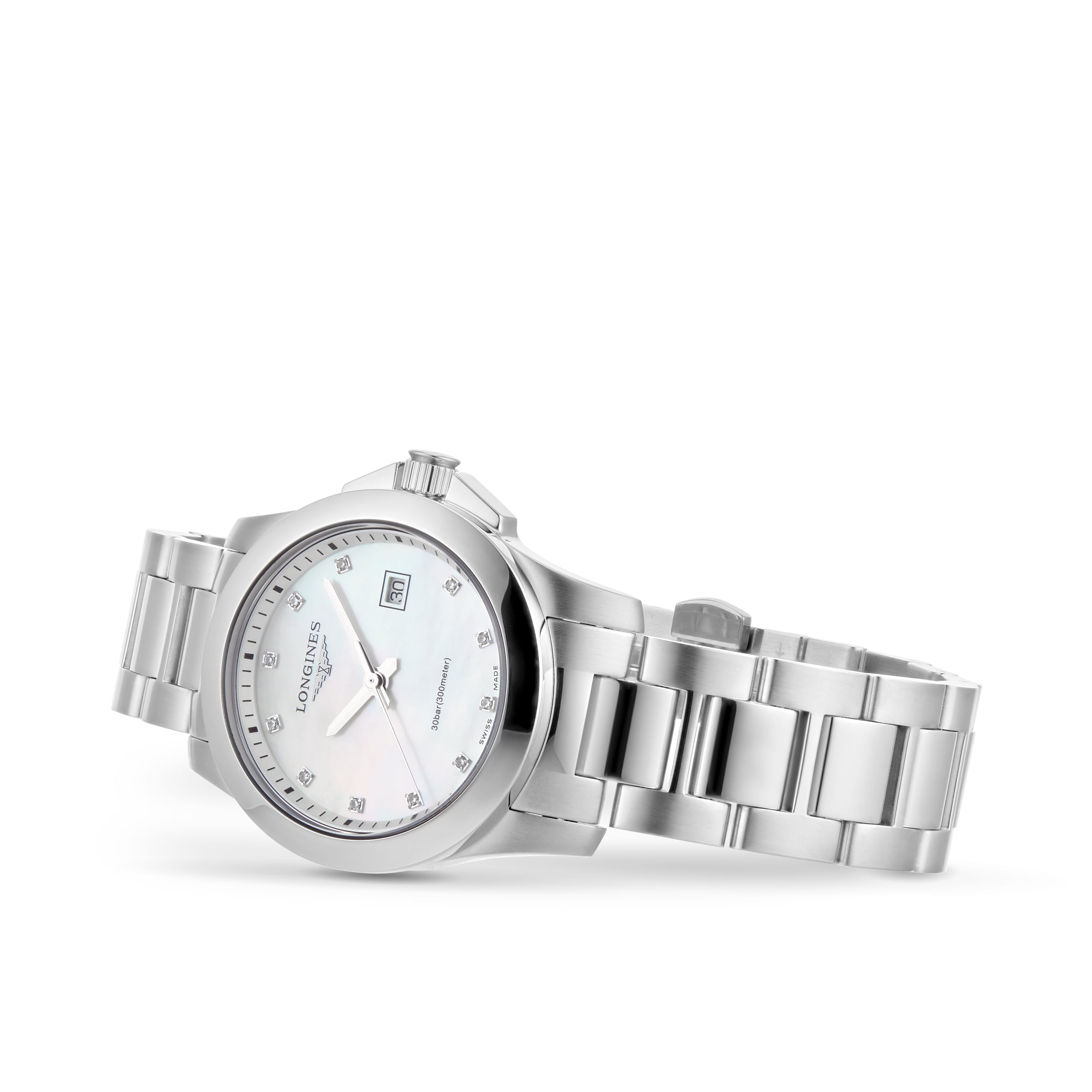 Replica Longines Conquest 30mm Ladies details L33764876 2 Replica Longines Conquest 30mm Ladies details L33764876